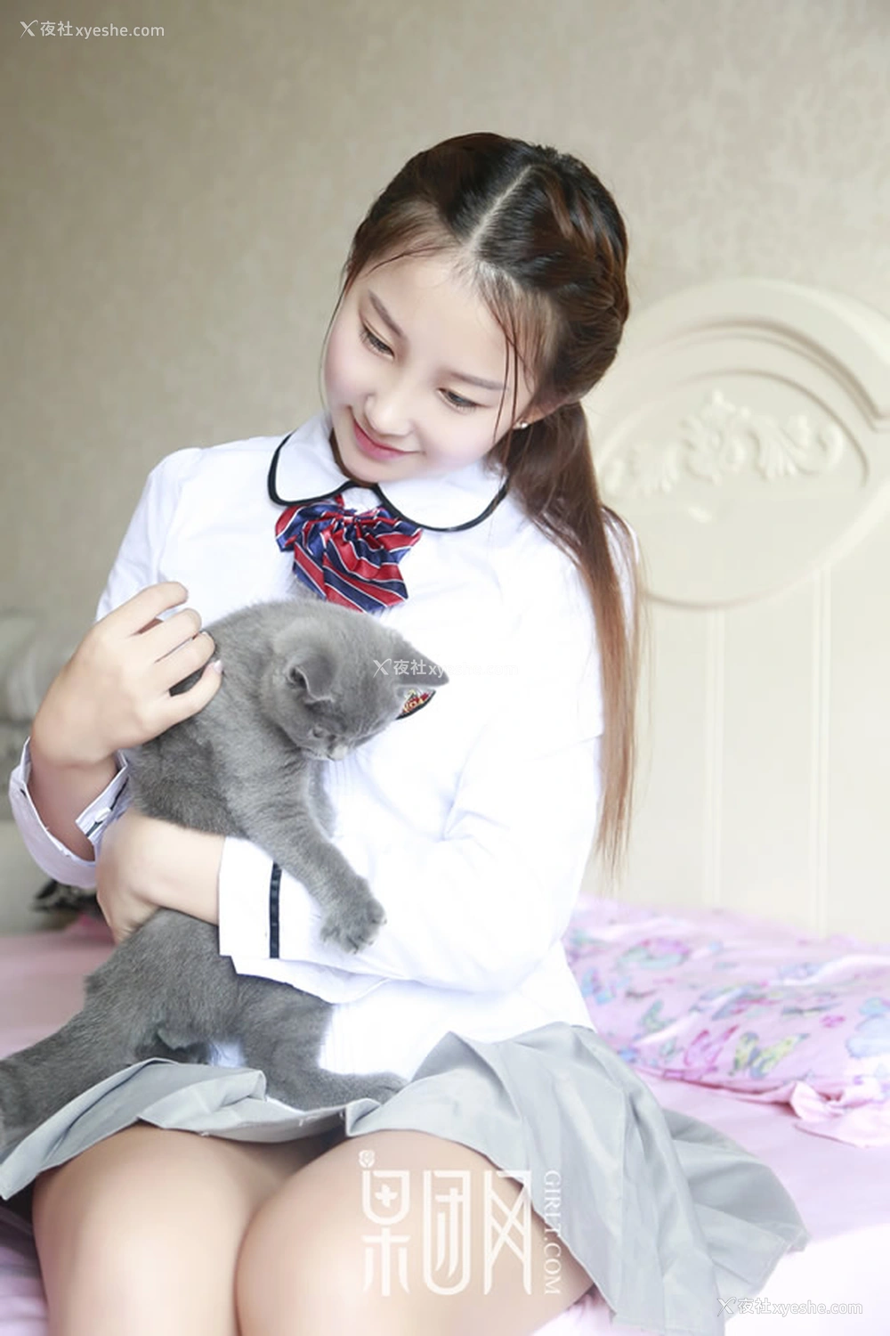 1P - 果团网清纯学生妹琪琪无圣光全裸白丝私房写真如同初恋般美好