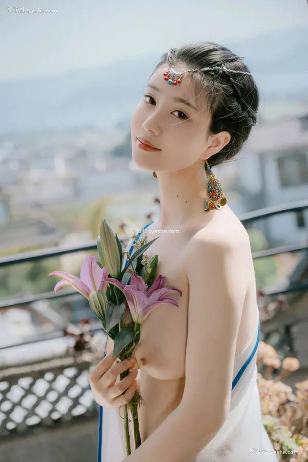 1P - 极品女神年年 云端无圣光唯美图集