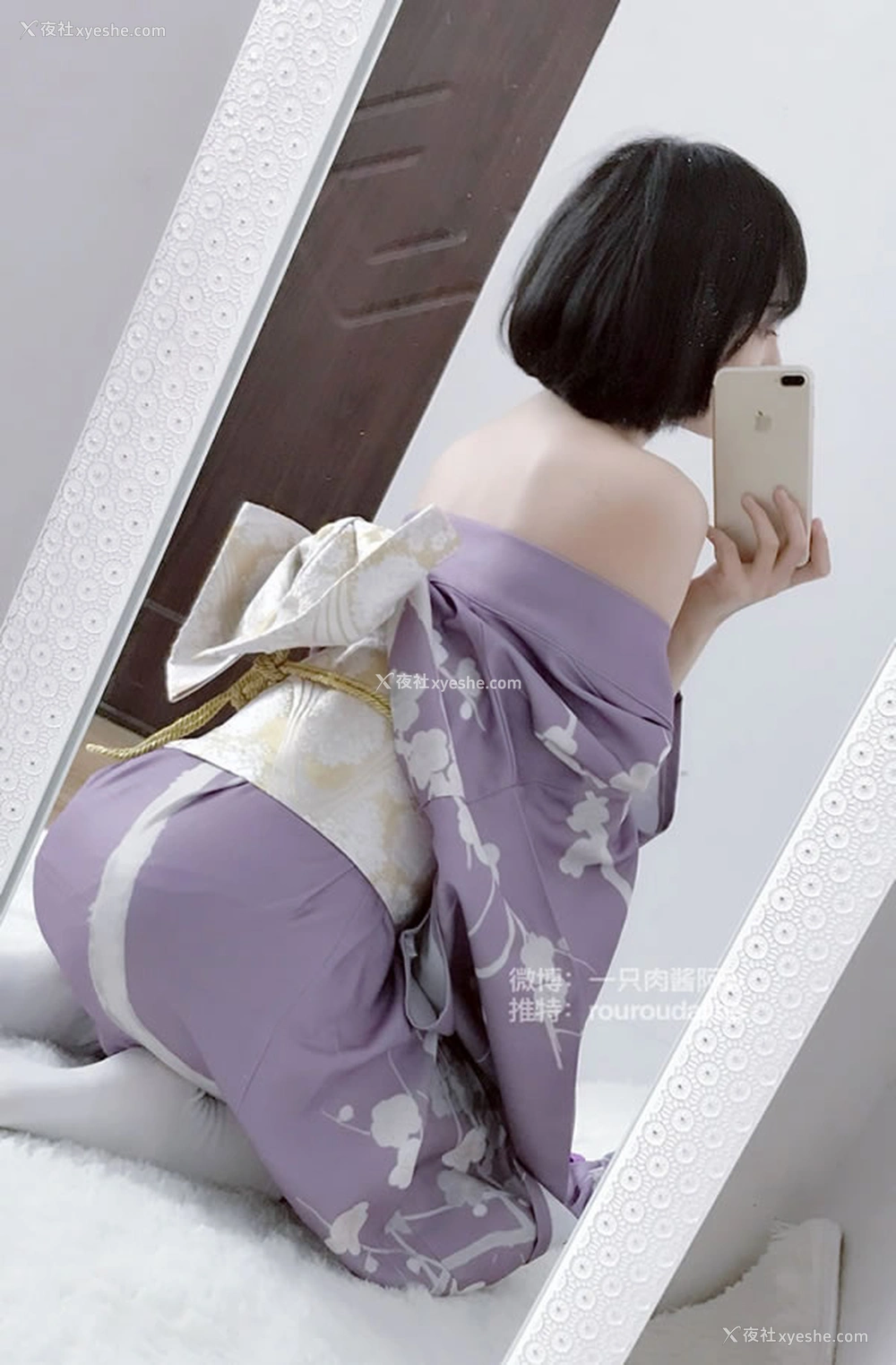 1P - 网红一只肉酱阿w无圣光私拍和服图集