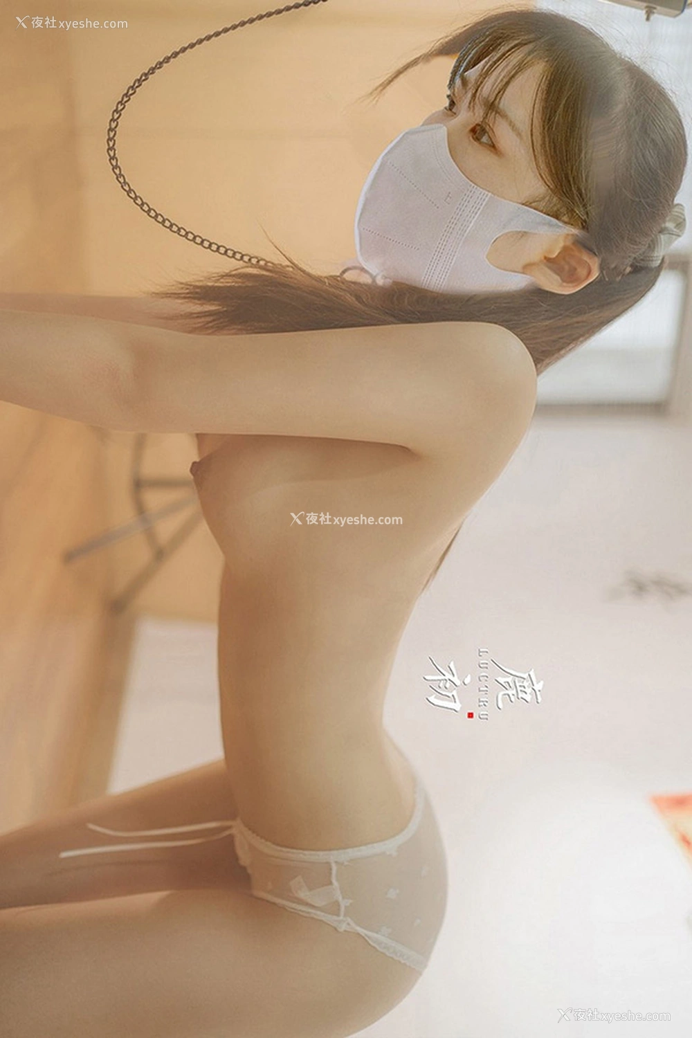 1P - 摄影师鹿初少女系列白色内衣学妹教室SM