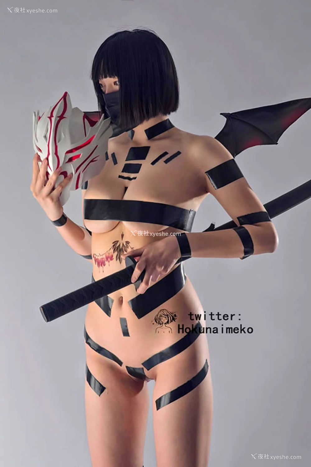 1P - 推特福利姬北乃芽子coser私拍人体套图