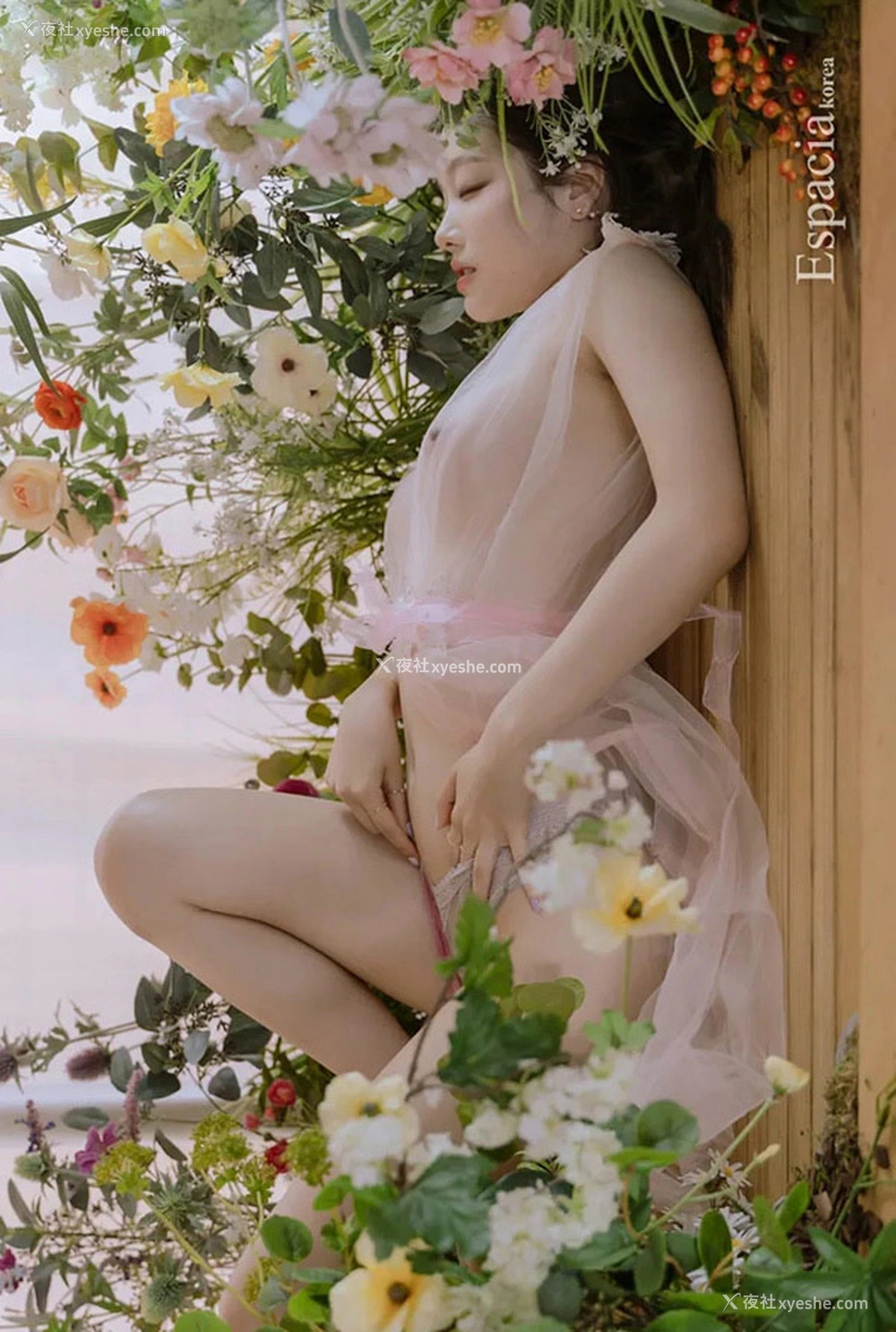 1P - 美人如画Somi薄纱唯美无圣光图集