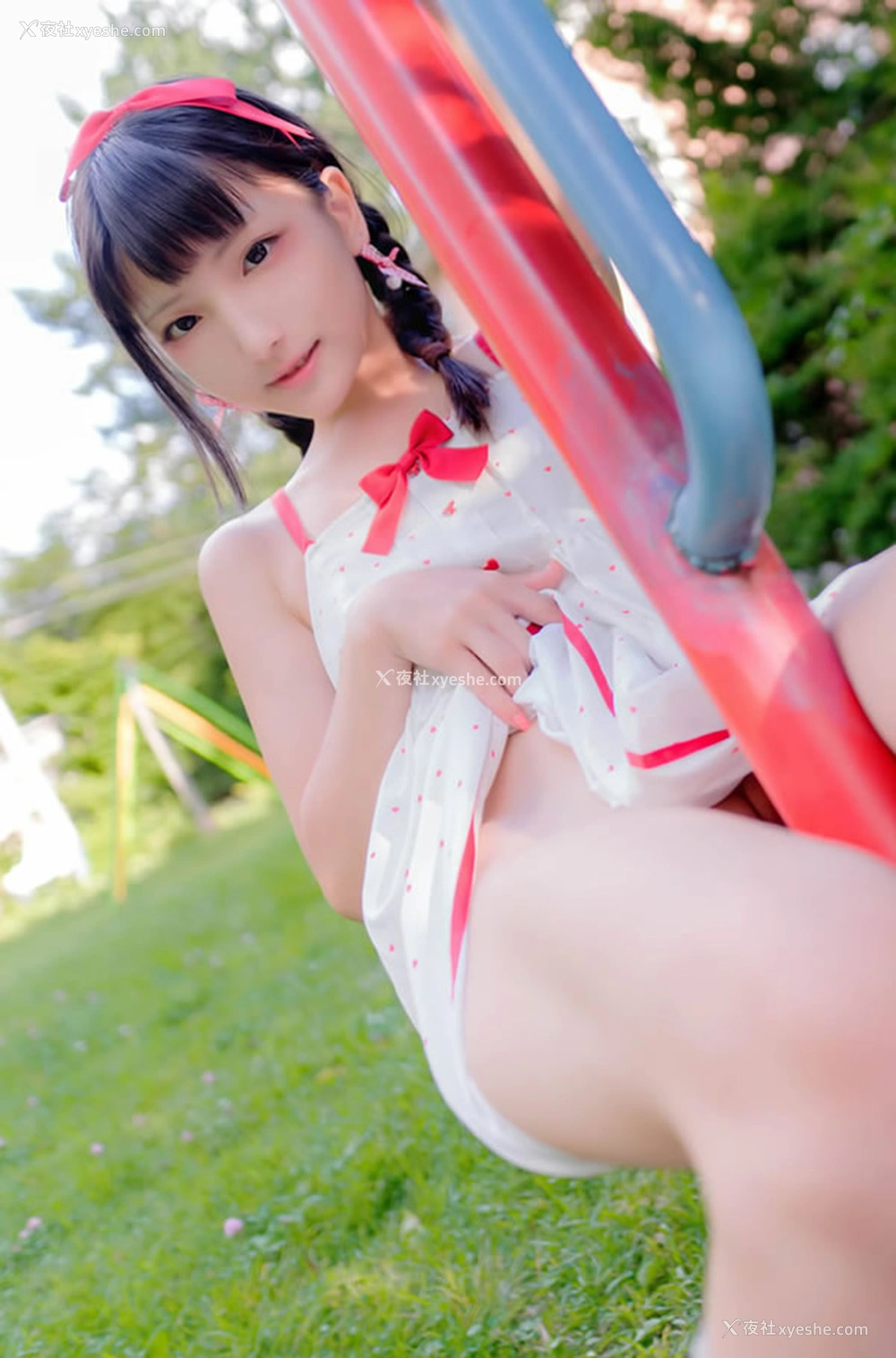 1P - 极品小美女小丁Ding无圣光作品集-游乐场