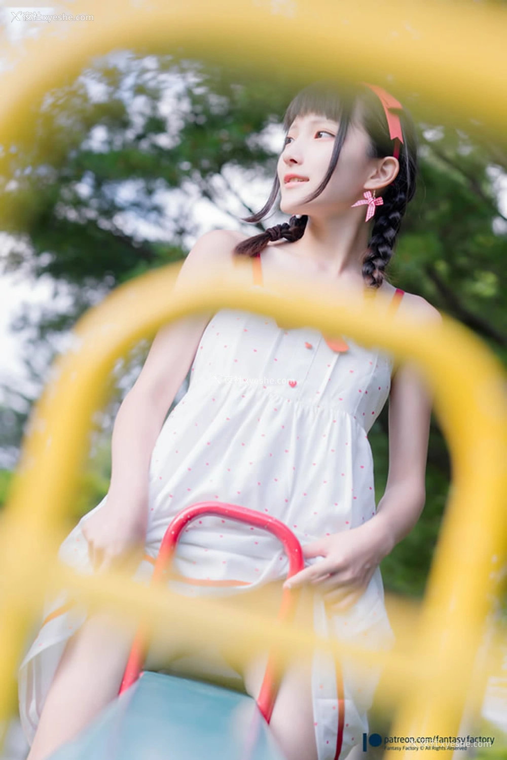 1P - 极品小美女小丁Ding无圣光作品集-游乐场