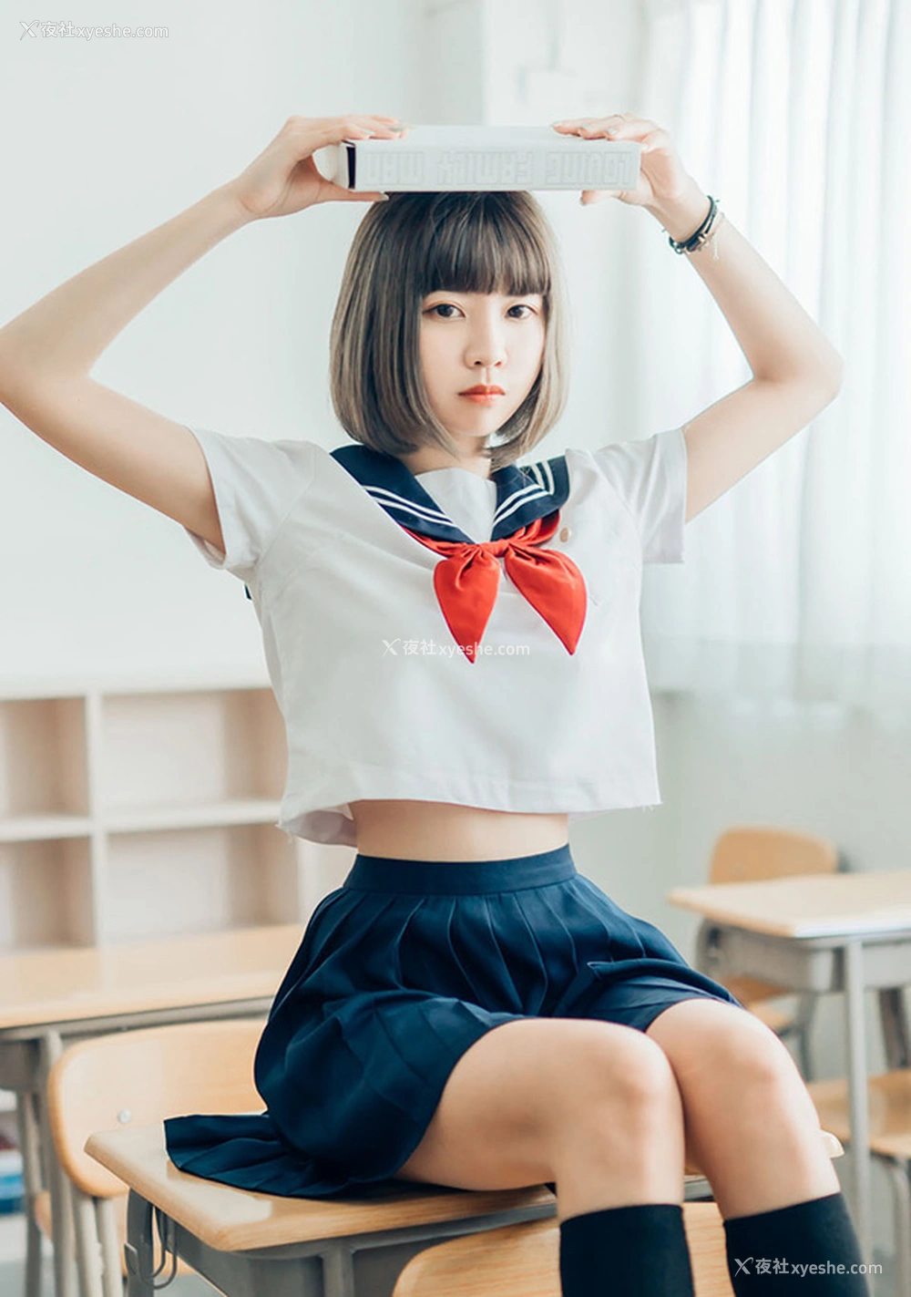 1P - 青春果宝宝高中女生学生服无圣光写真