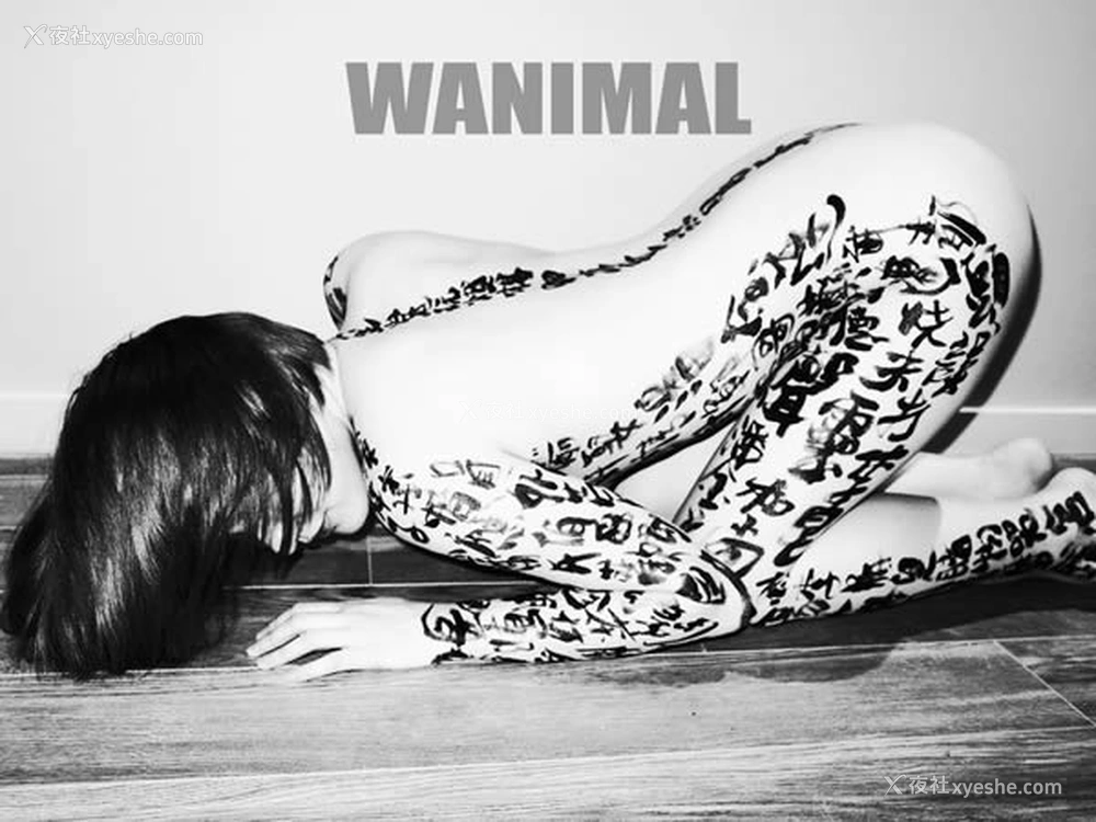 1P - WANIMAL王动2017年11月VIP无圣光滴蜡人体艺术套图