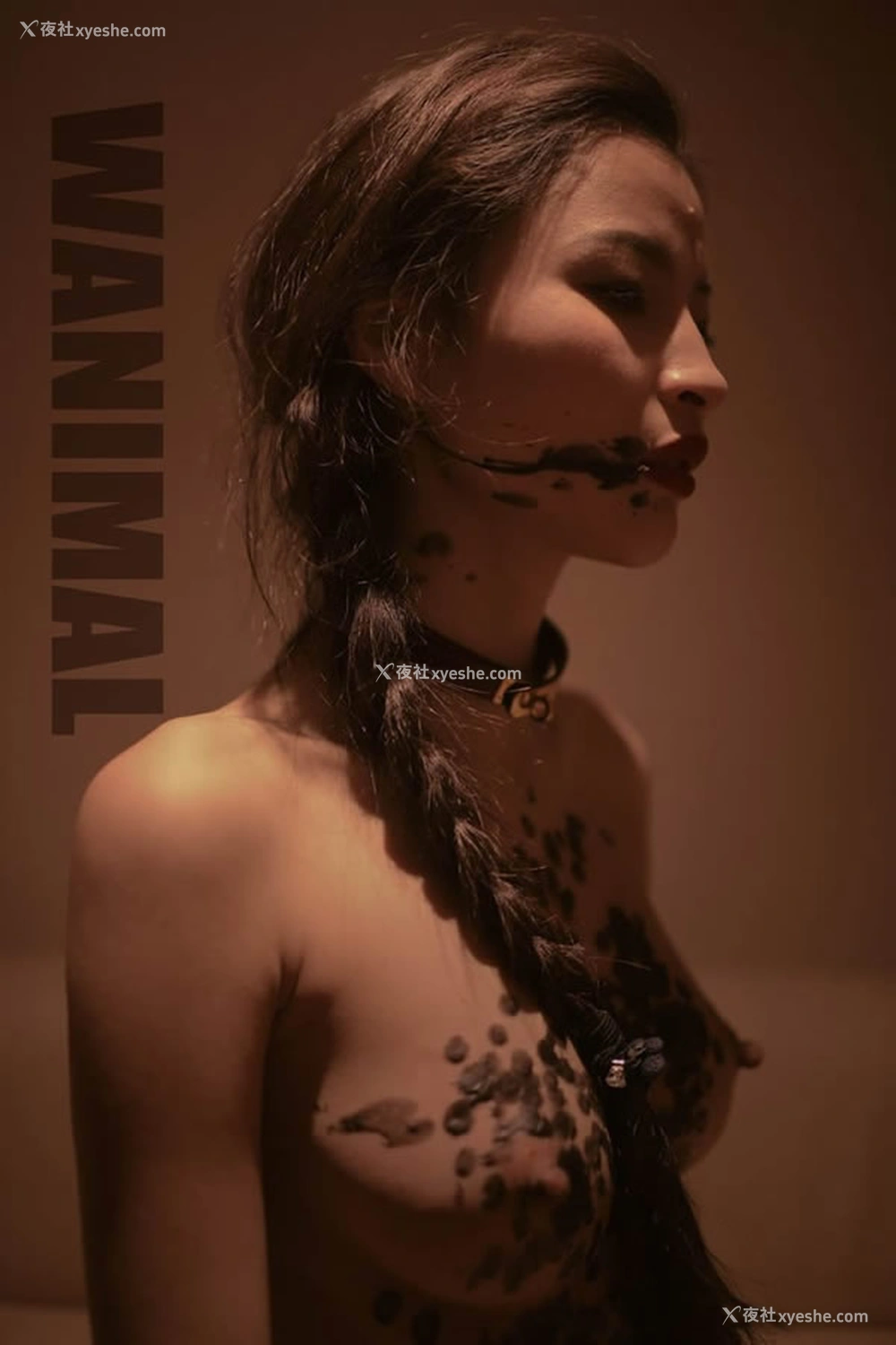 1P - WANIMAL王动2017年11月VIP无圣光滴蜡人体艺术套图