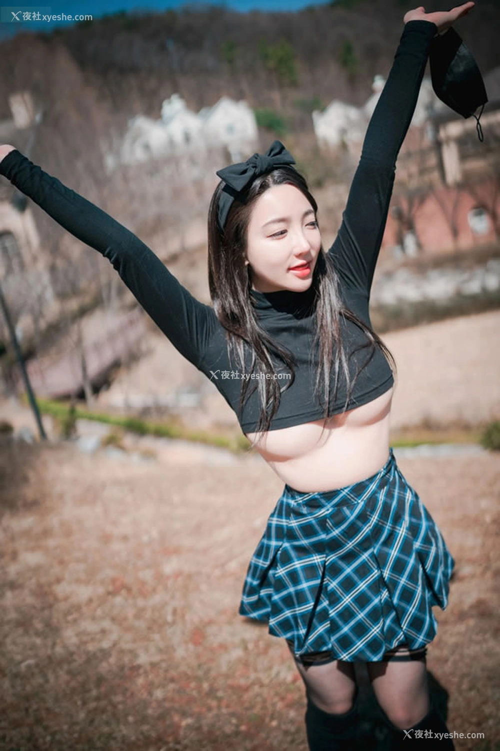 1P - 可爱的冬日女友孙乐乐JK黑丝无圣光图集