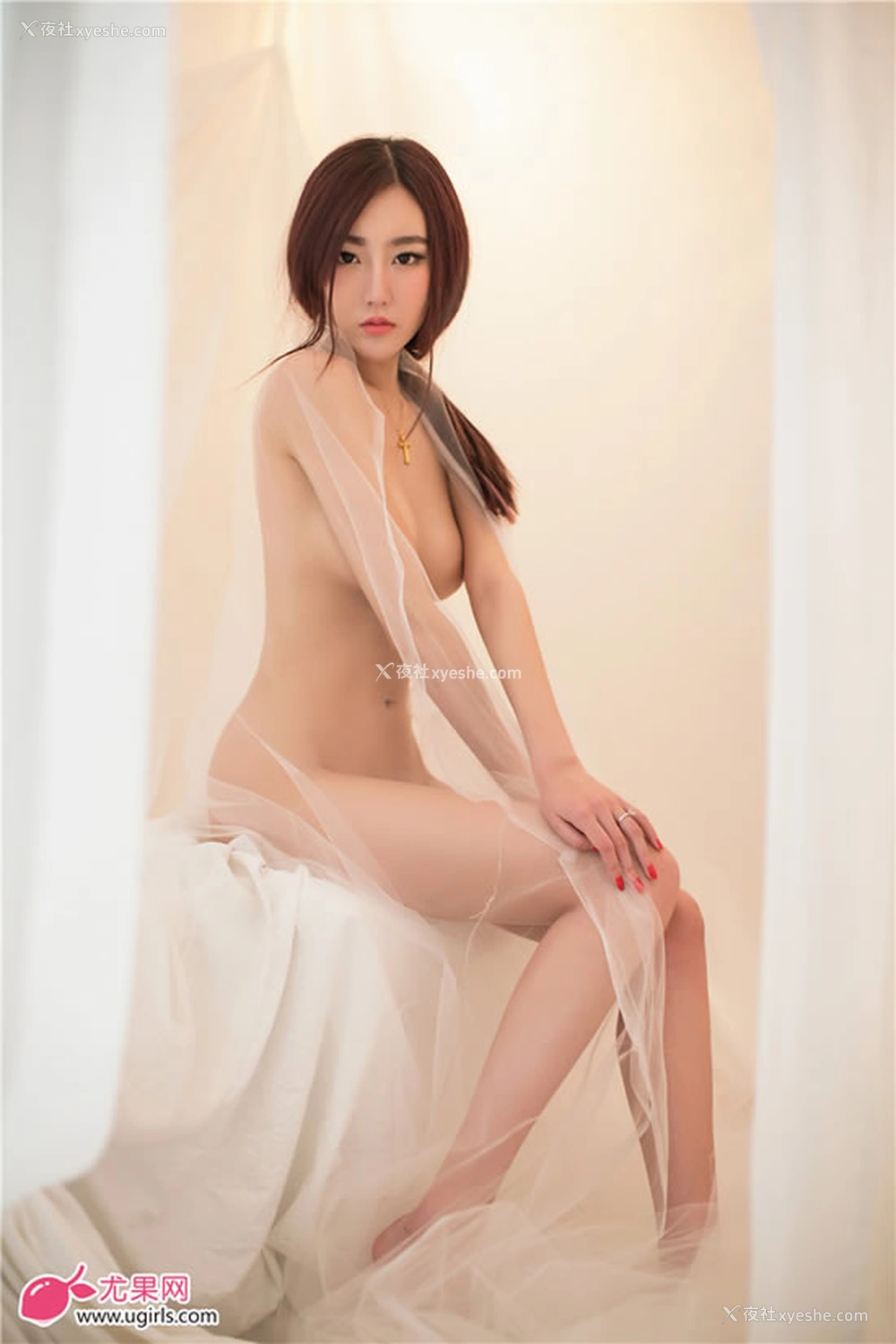 1P - 尤果网性感女神郭婉祈无圣光酒店时尚人体艺术写真