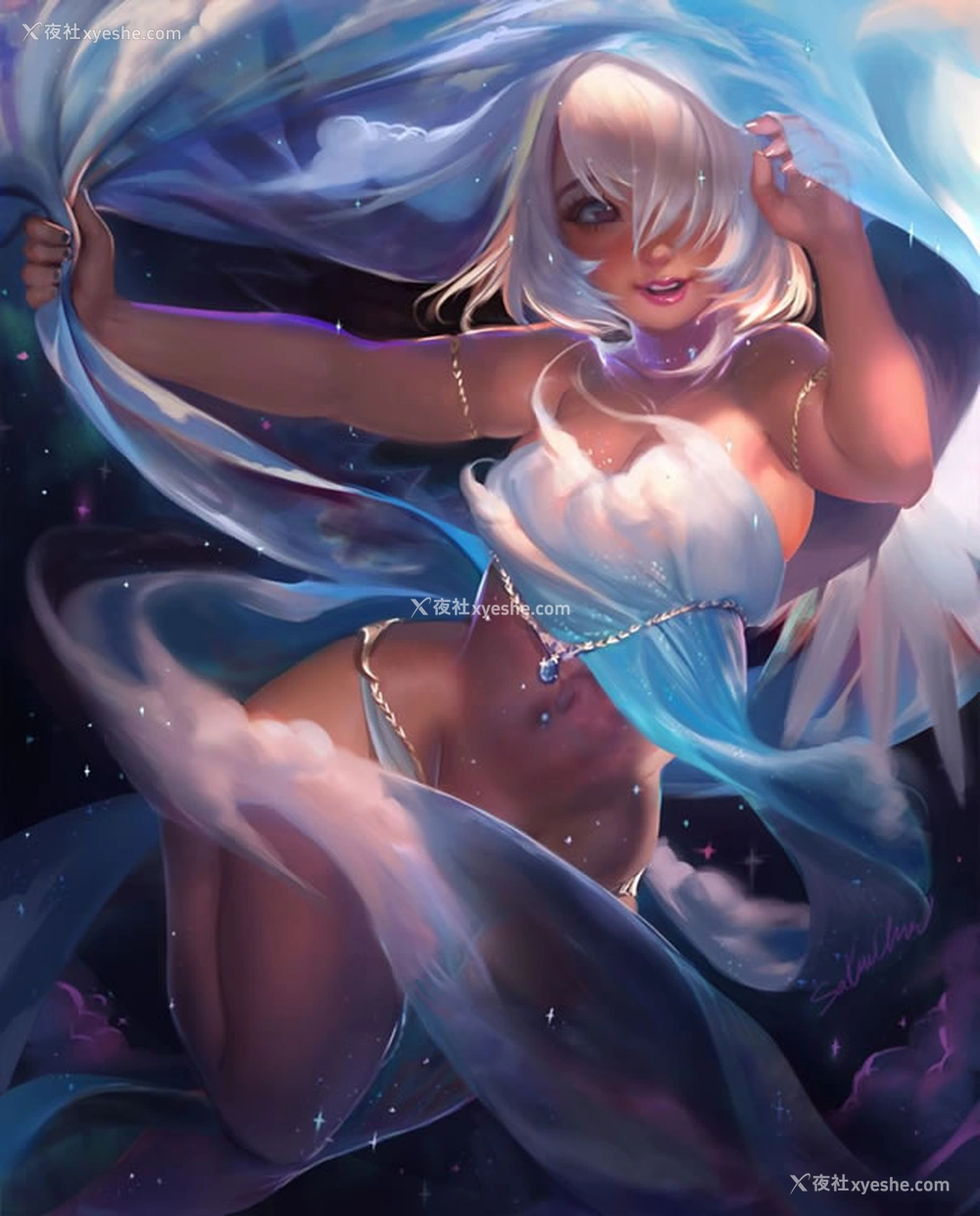 1P - 顶级画师Sakimichan的R18福利无圣光图包3