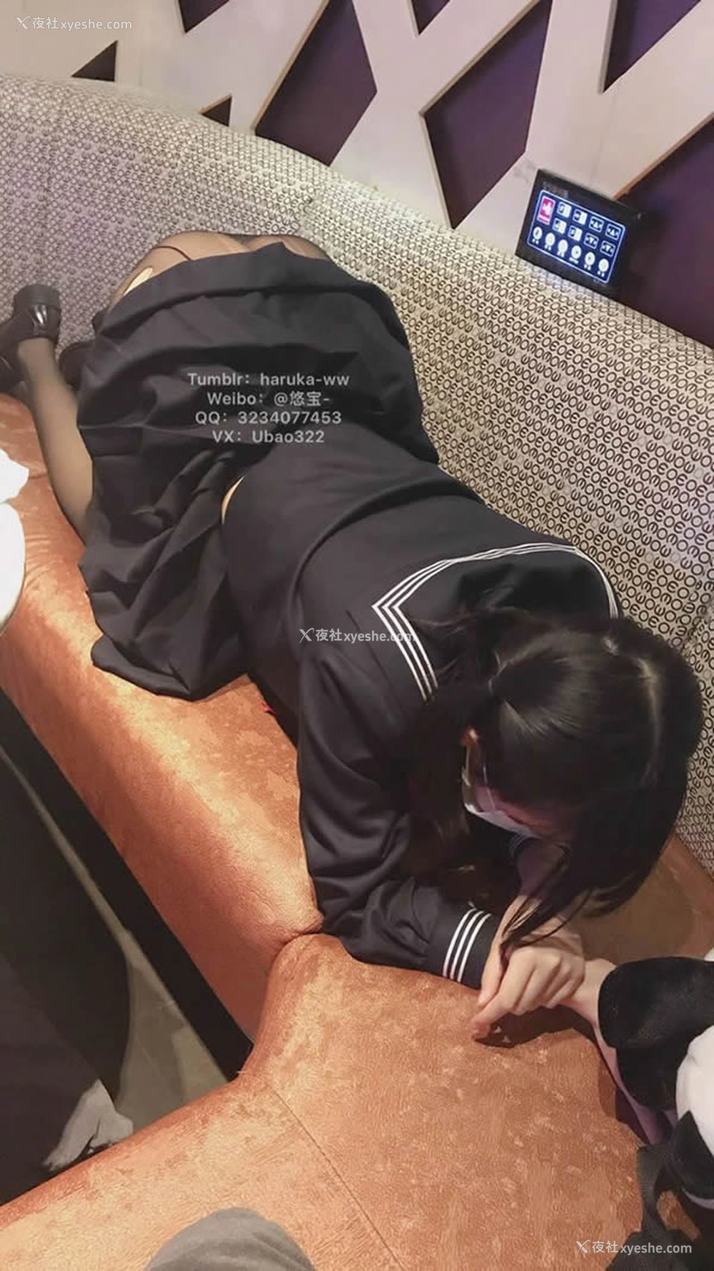 1P - 极品萝莉网红悠宝KTV制服少女无圣光套图