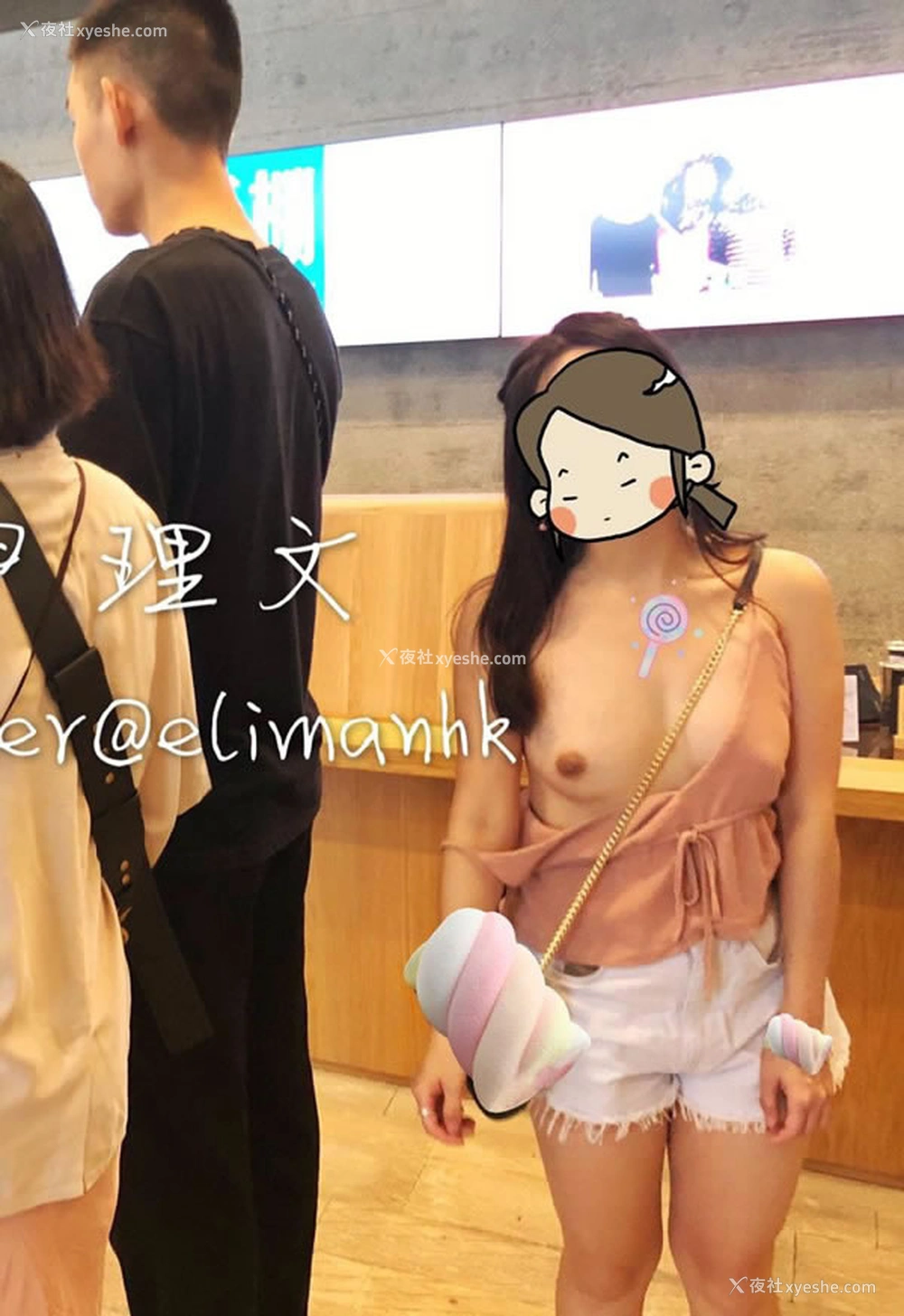 1P - 露出系网红伊理文无圣光私拍合集