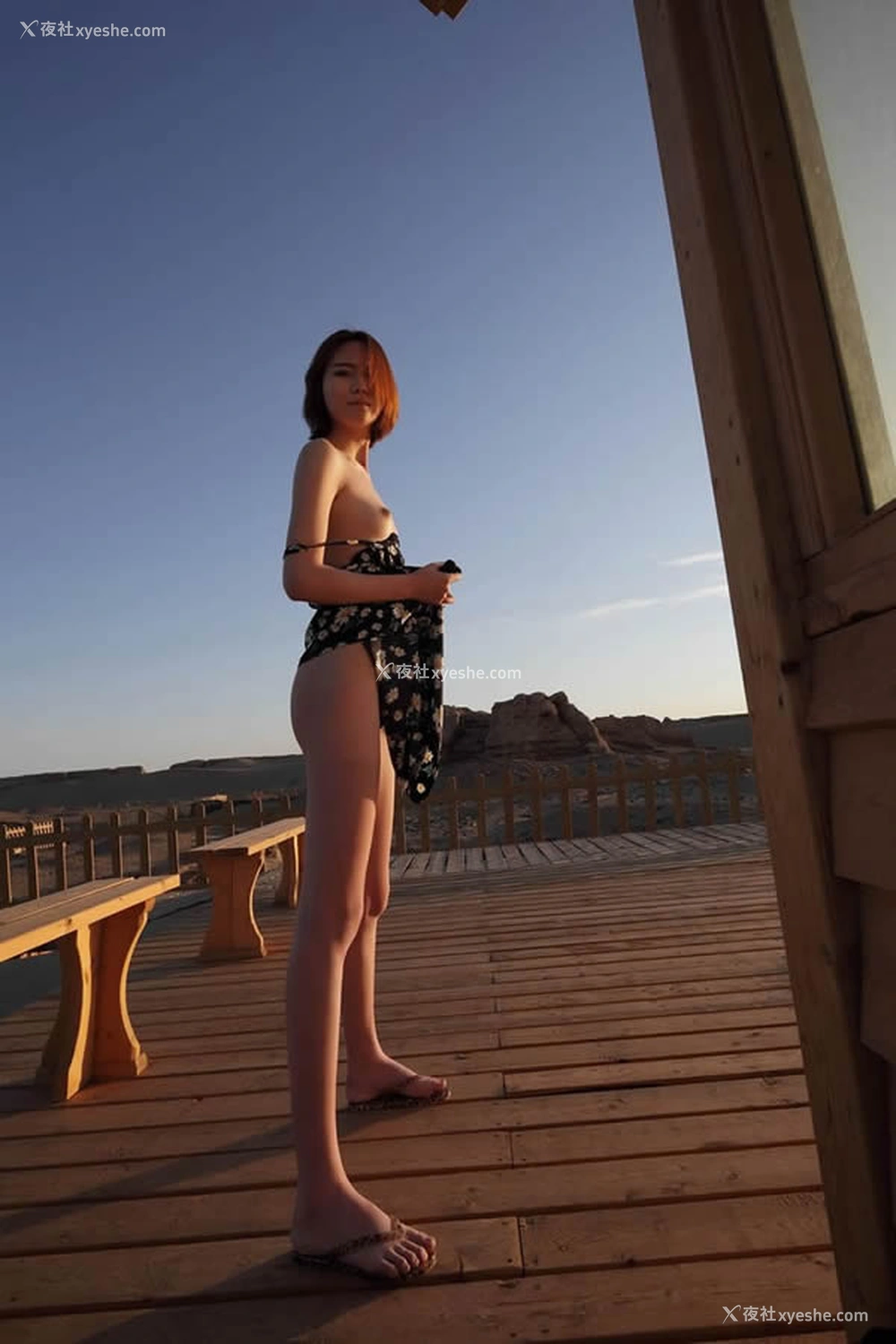 1P - 极品美模伊丽莎白私拍无圣光外景人体艺术写真