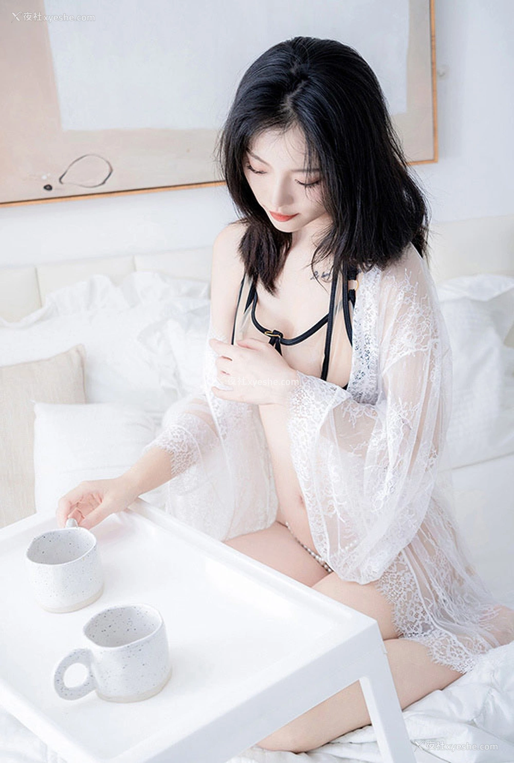1P - 网红美女桃良阿宅 唤醒清晨的美好