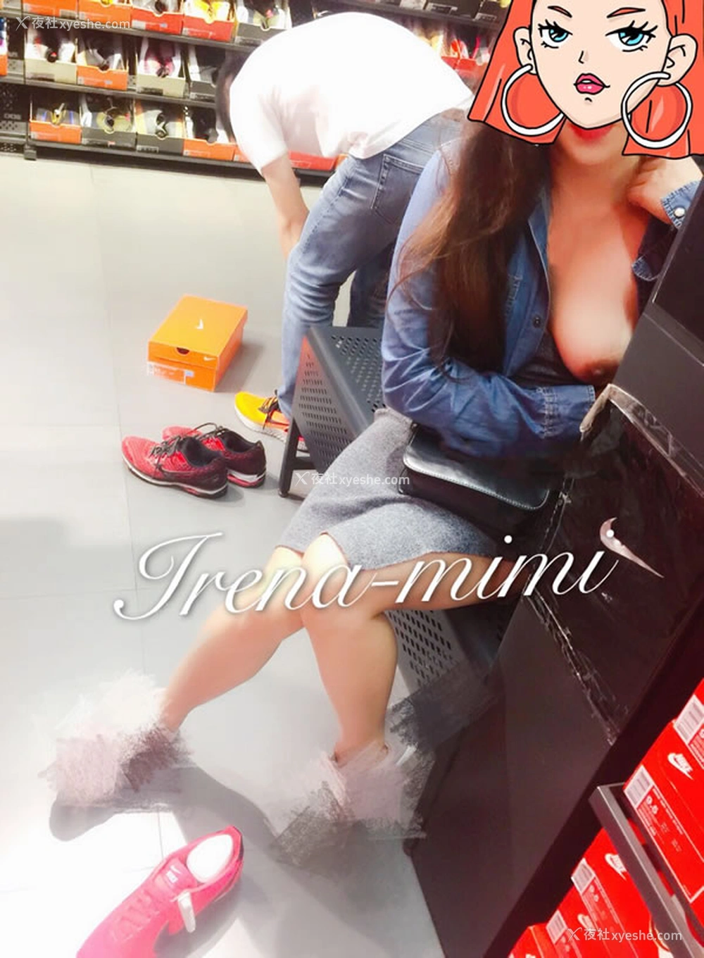 1P - 露出系网红@Irena_mimi 尺度私拍合集3