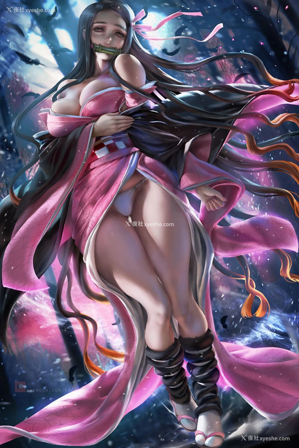 1P - 神级画师@Sakimi Chan 无圣光人体画作合集7