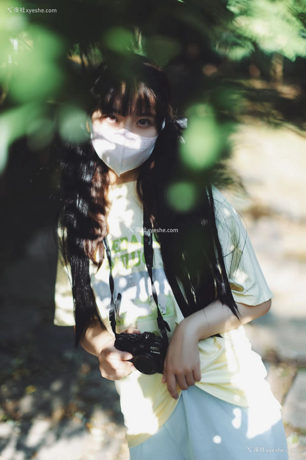 1P - 元气福利姬@爱喝奶茶的兔子-露出日记泡沫之夏