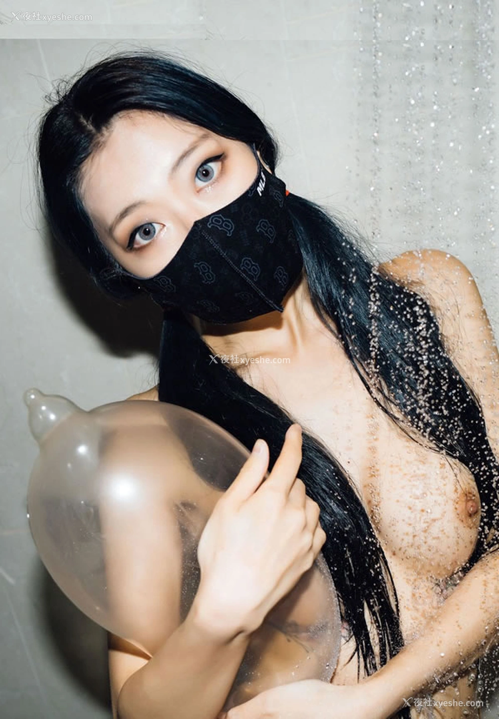 1P - 炫酷女生Mona口罩无圣光人体图集2