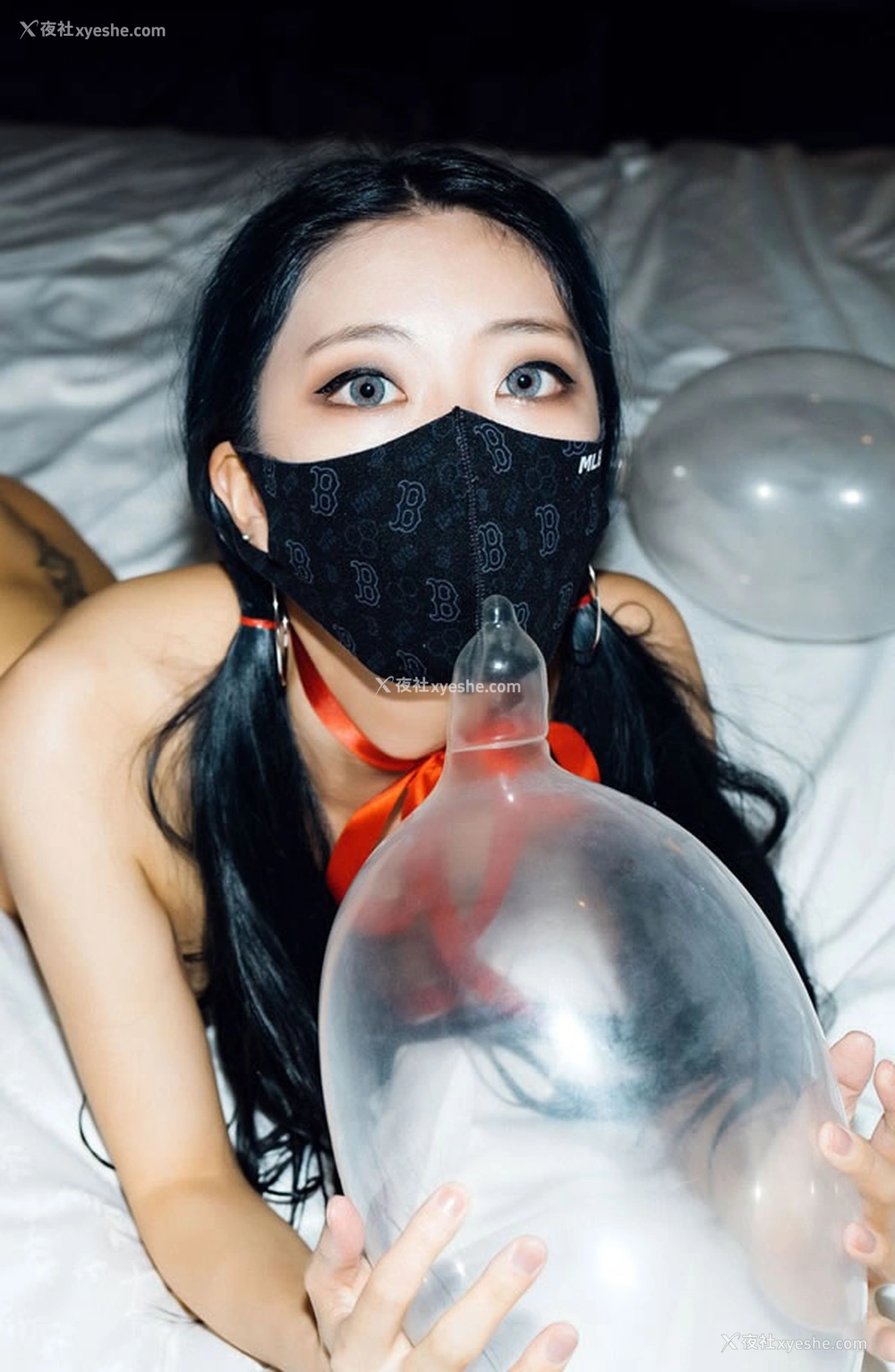 1P - 炫酷女生Mona口罩无圣光人体图集2