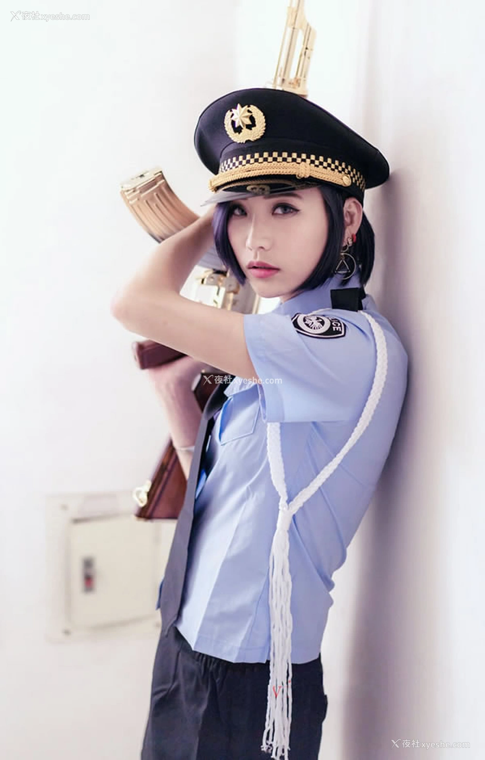 1P - JVID短发美模-新警察故事无圣光套图