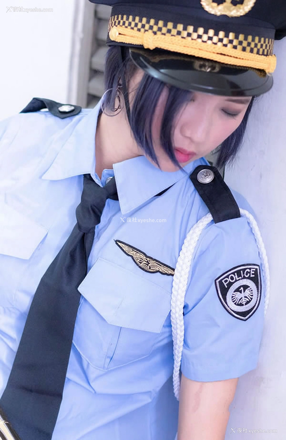 1P - JVID短发美模-新警察故事无圣光套图