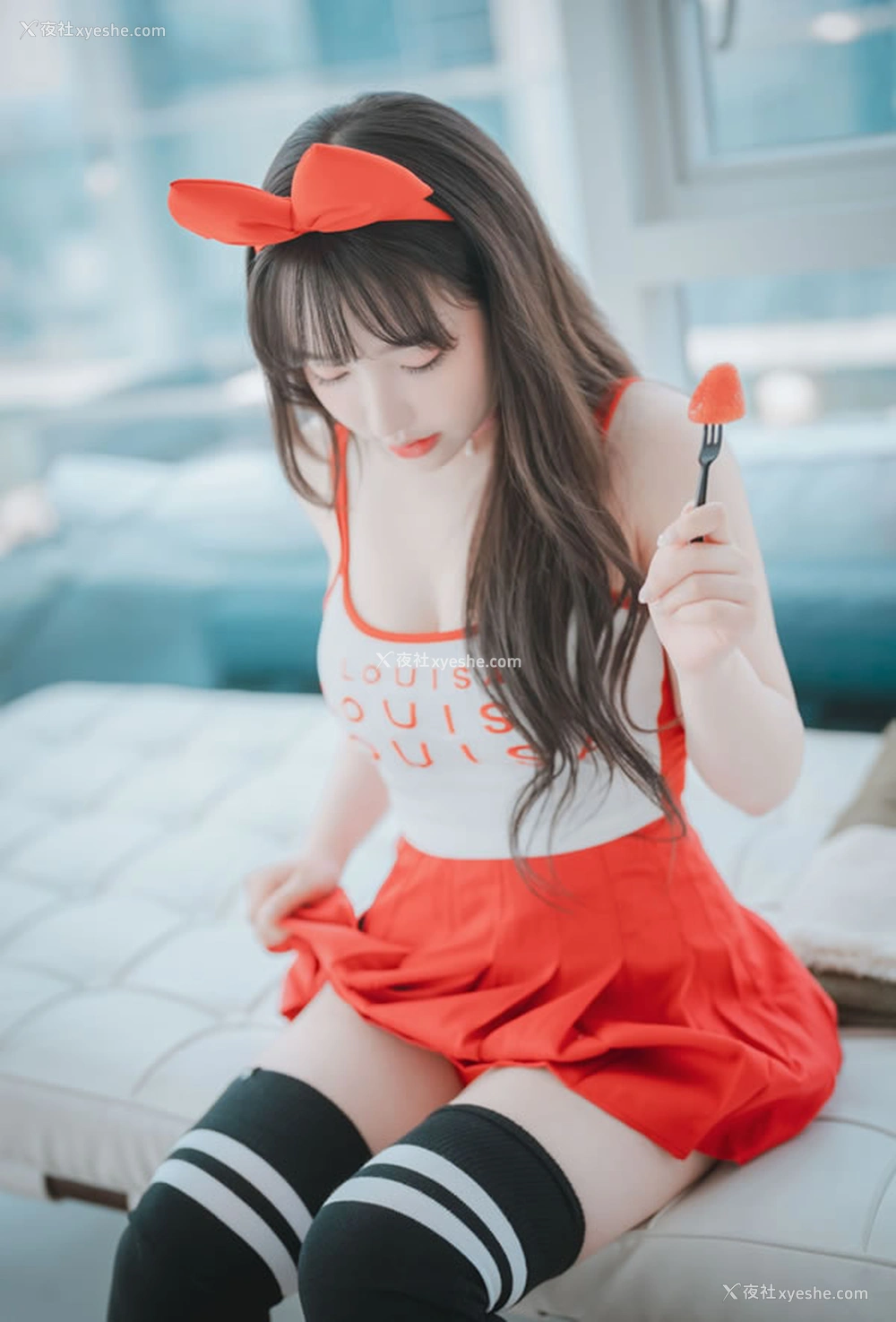 1P - 甜美的草莓少女孙乐乐无圣光图集