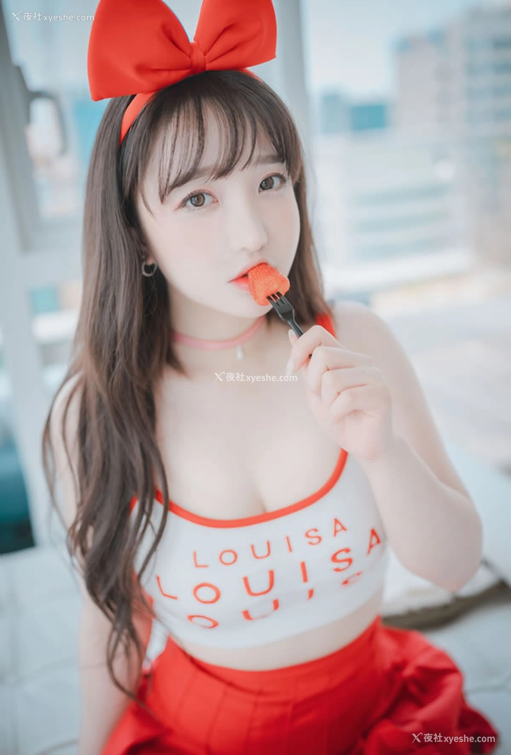 1P - 甜美的草莓少女孙乐乐无圣光图集