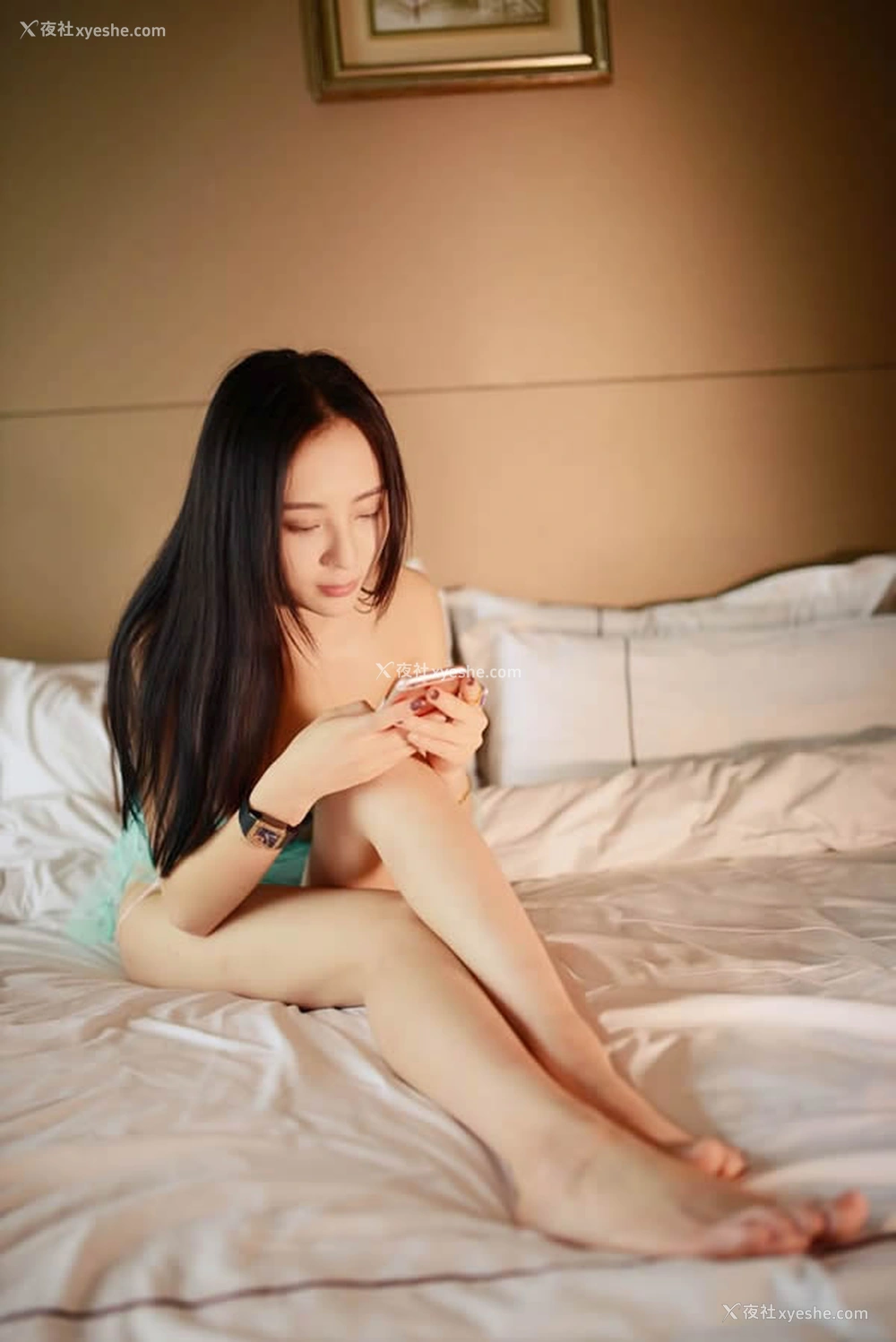 1P - 极品美模范范私拍透视装无圣光人体艺术套图4