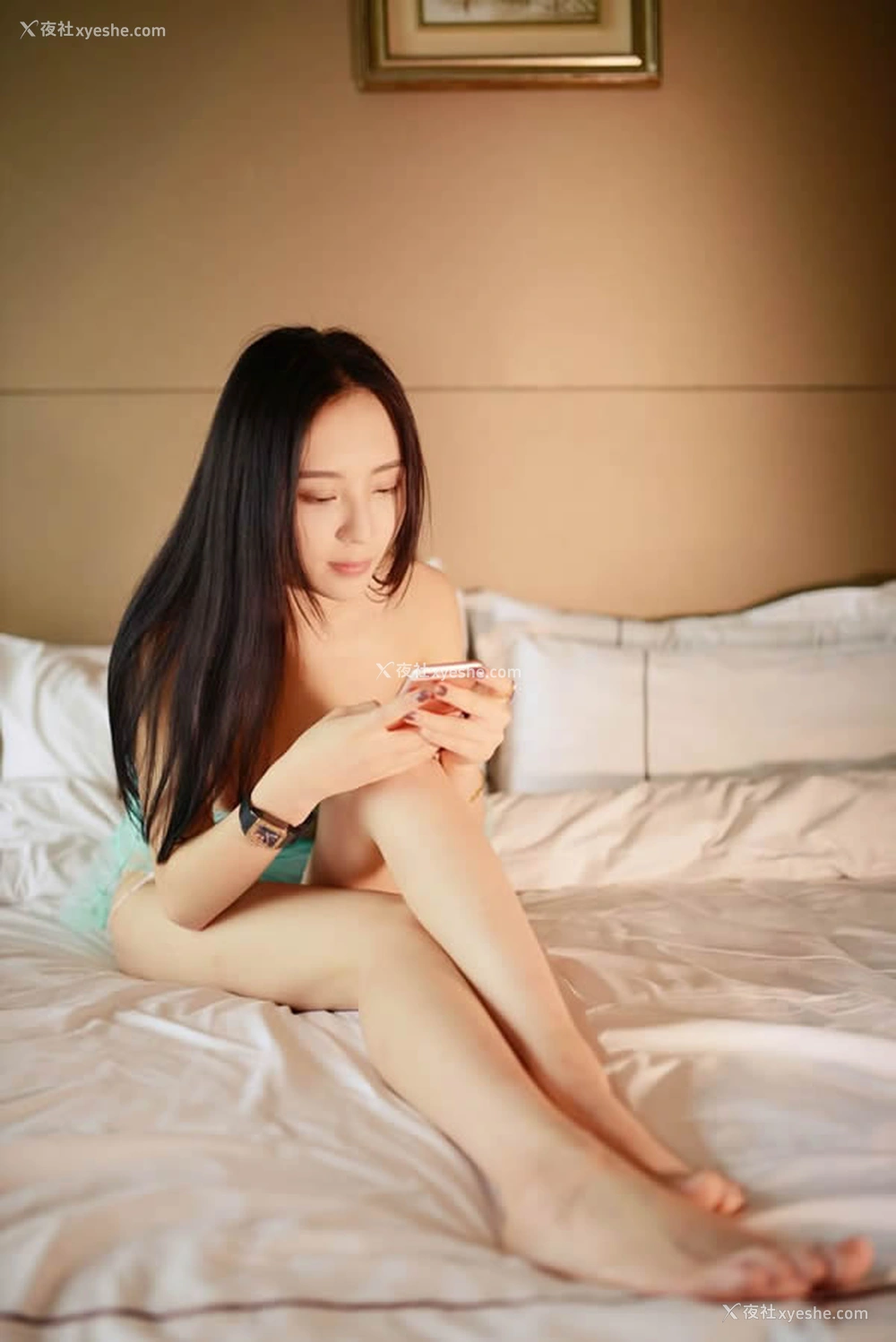 1P - 极品美模范范私拍透视装无圣光人体艺术套图4