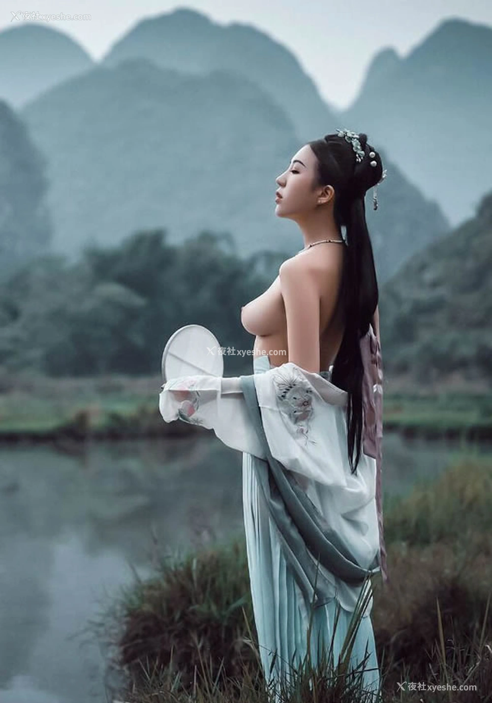 1P - 古风汉服小美女唯美无圣光人体图集6
