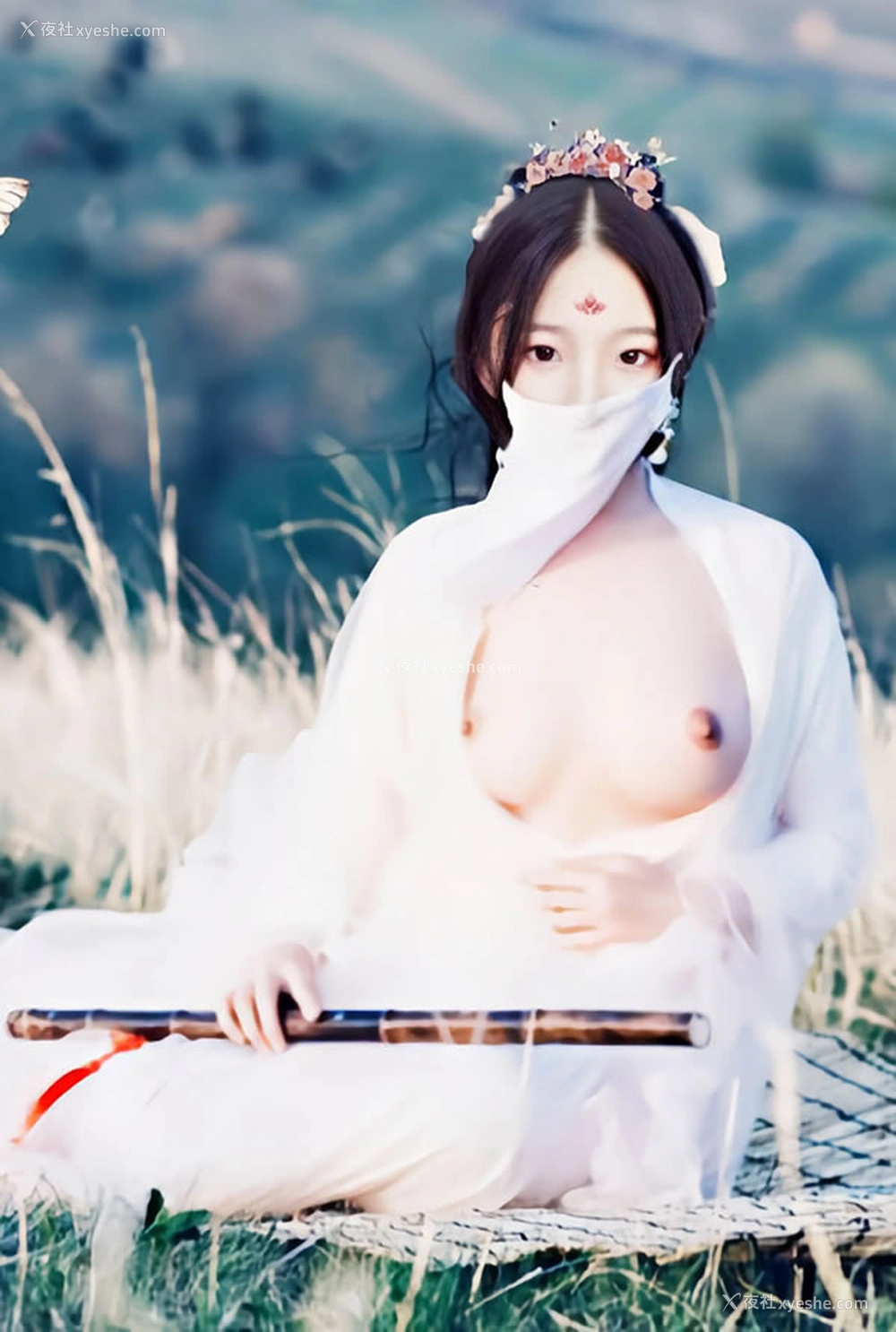 1P - 古风汉服小美女唯美无圣光人体图集6