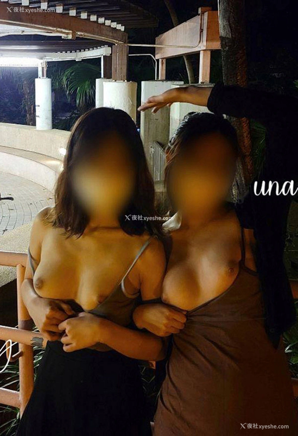 1P - 露出系网红PictureUna 人妻尺度私拍合集2