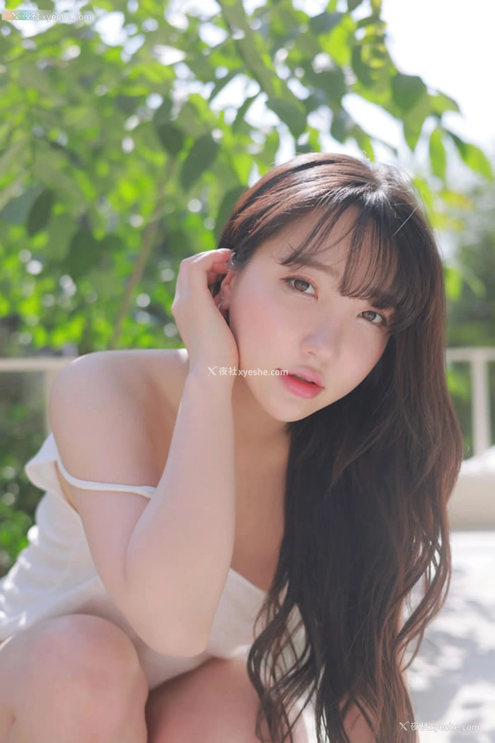 1P - 可爱美女孙乐乐休闲吊带衫无圣光图集
