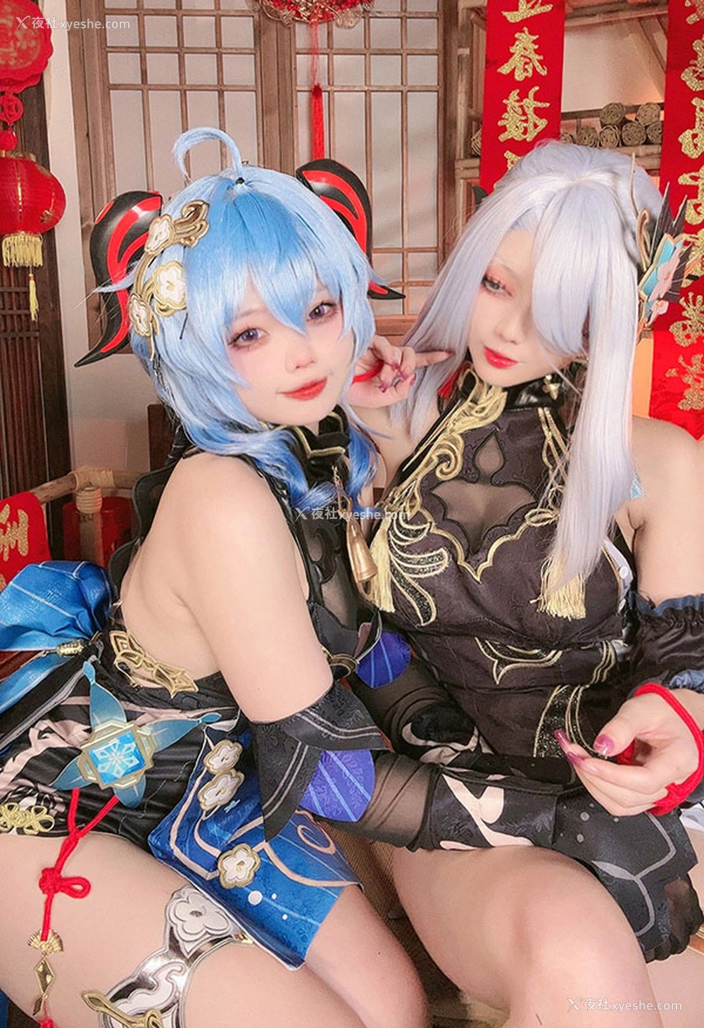 1P - 网红美女小瑶幺幺 九言原神新春诱惑写真