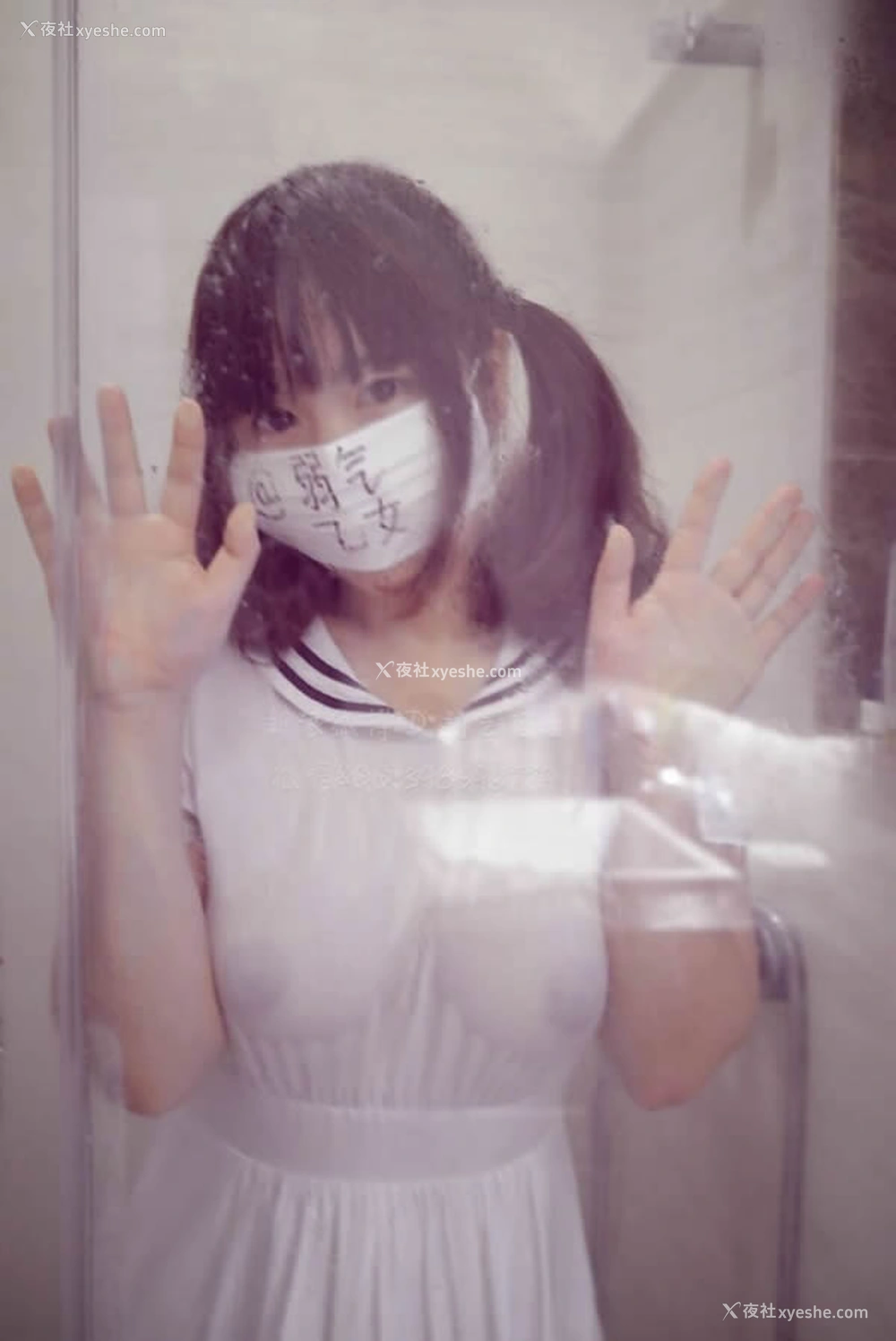 1P - 微博红人弱气乙女无圣光人体艺术套图写真3