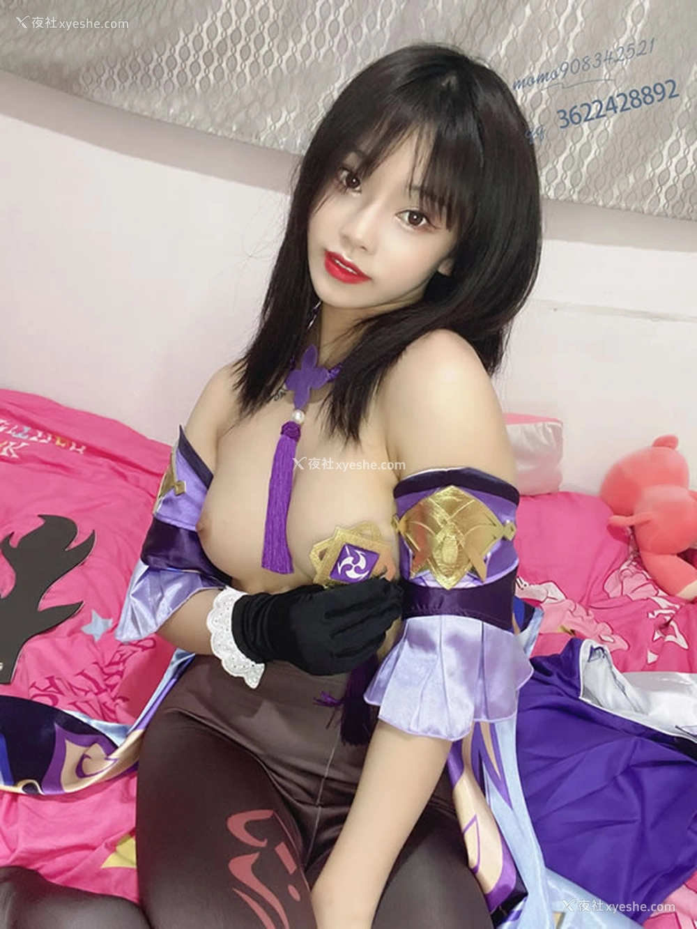 1P - 极美福利姬六碗鱼子酱-刻晴尺度图集