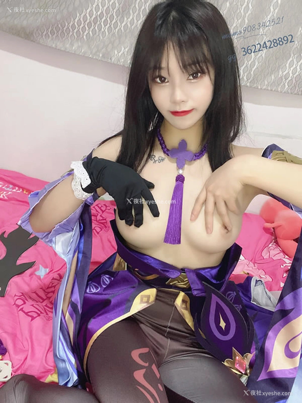 1P - 极美福利姬六碗鱼子酱-刻晴尺度图集