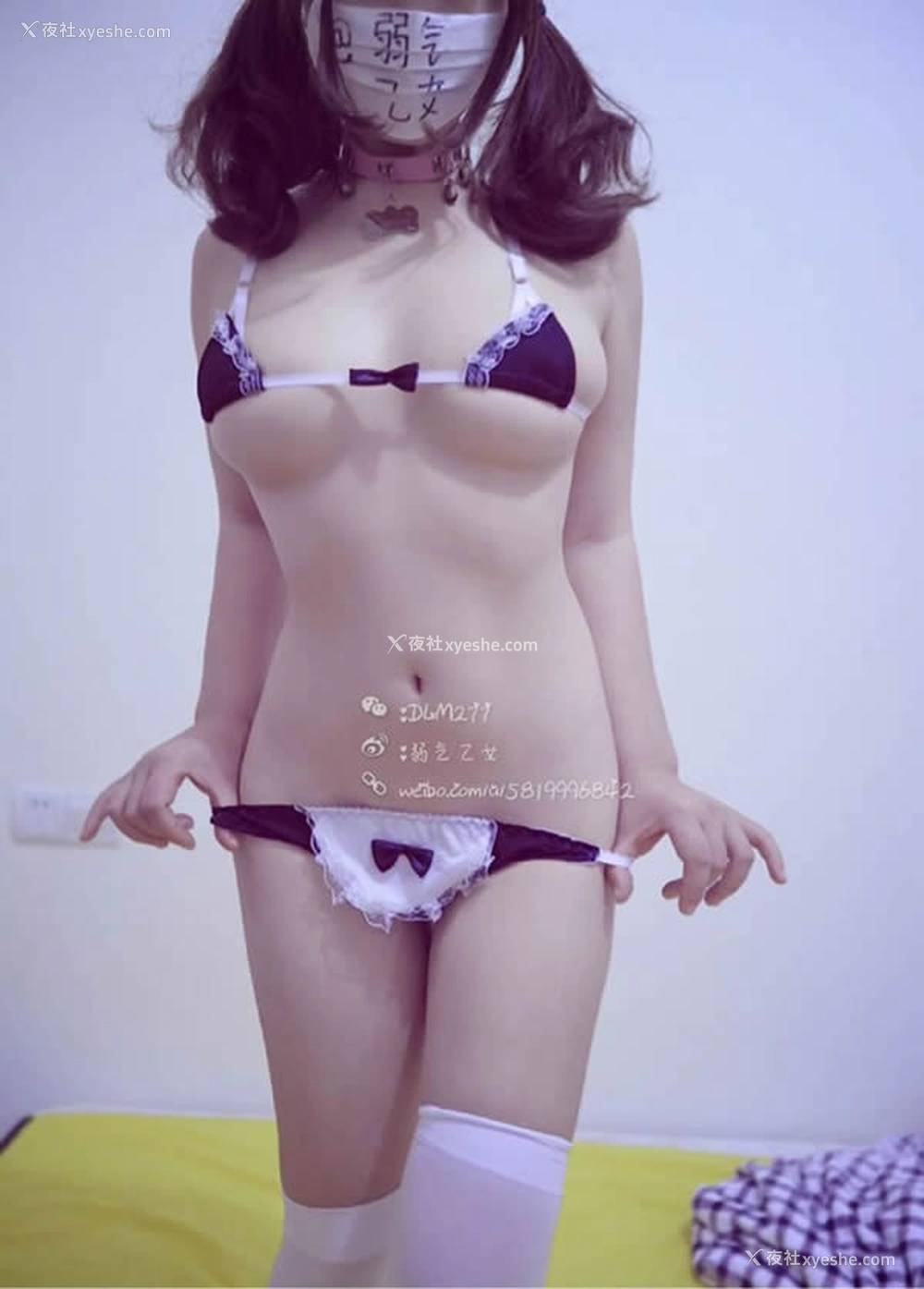 1P - 微博红人弱气乙女无圣光人体艺术套图写真6