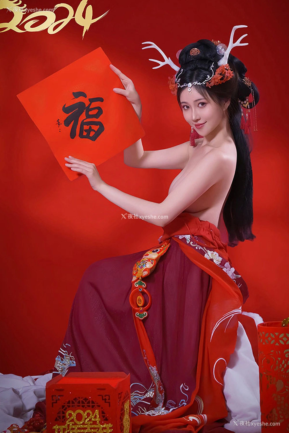 1P - 极品女神年年 龙年吉祥无圣光唯美写真