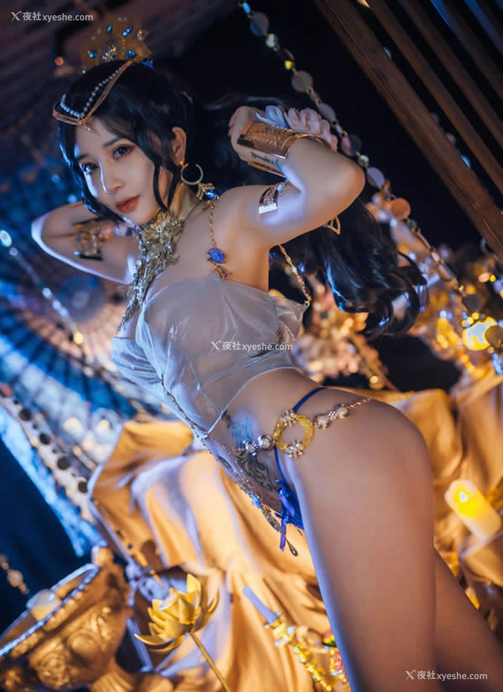 1P - 福利姬蜜蜜子 – 迦南唯美无圣光图集