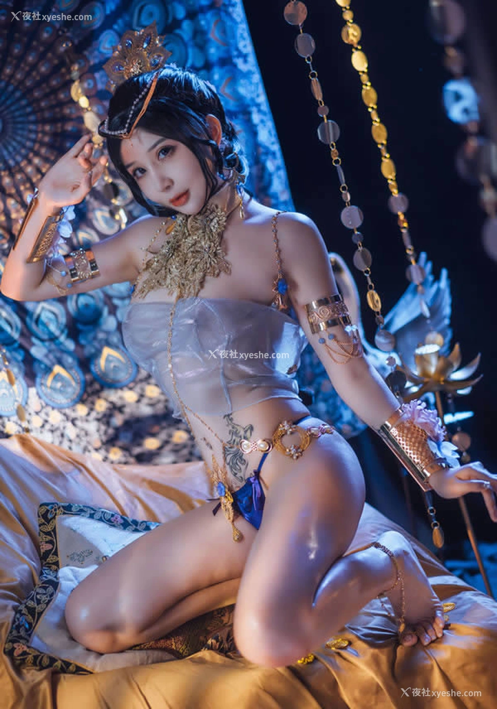 1P - 福利姬蜜蜜子 – 迦南唯美无圣光图集