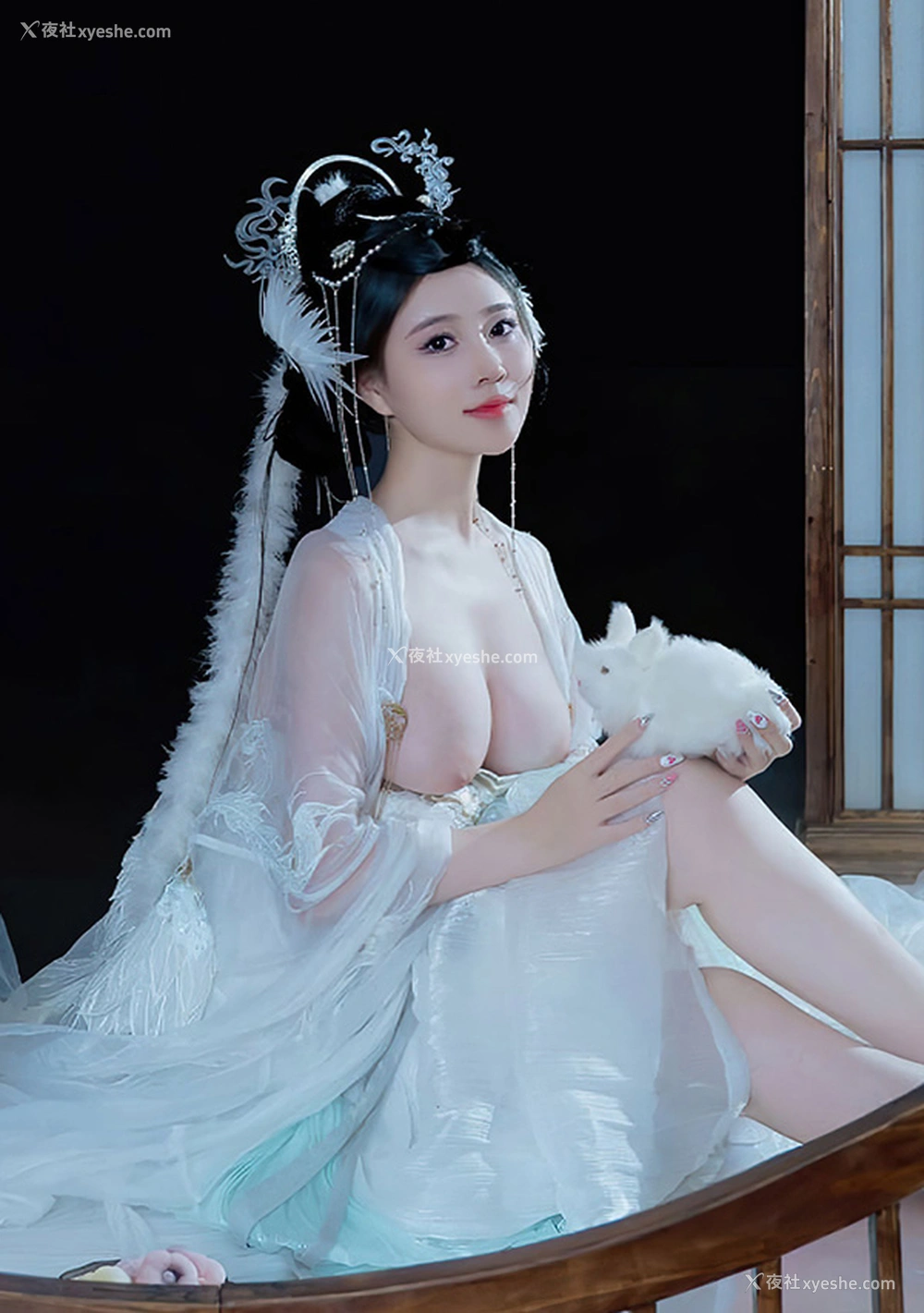 1P - 极品女神年年嫦娥仙子大白玉兔又美又仙