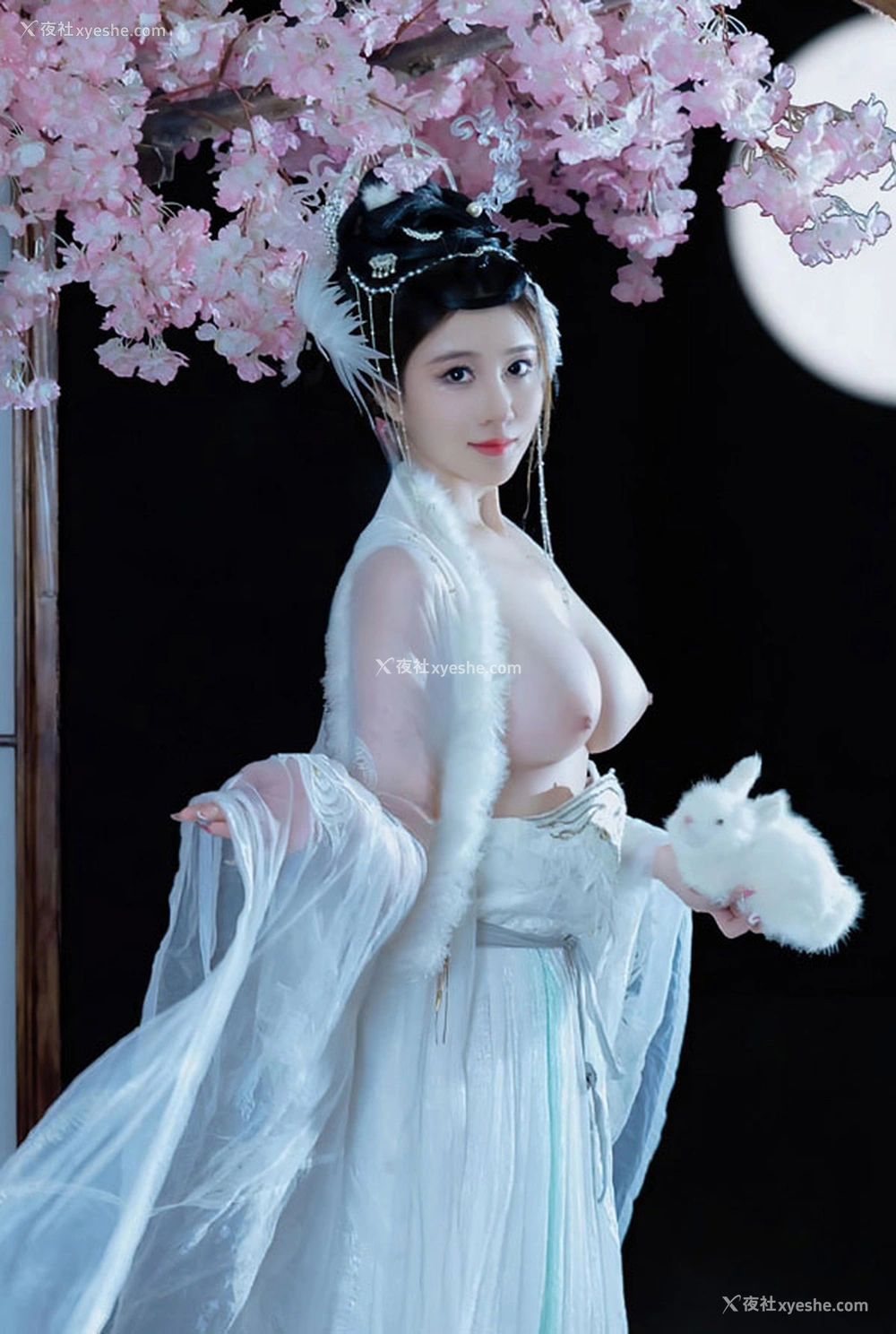 1P - 极品女神年年嫦娥仙子大白玉兔又美又仙