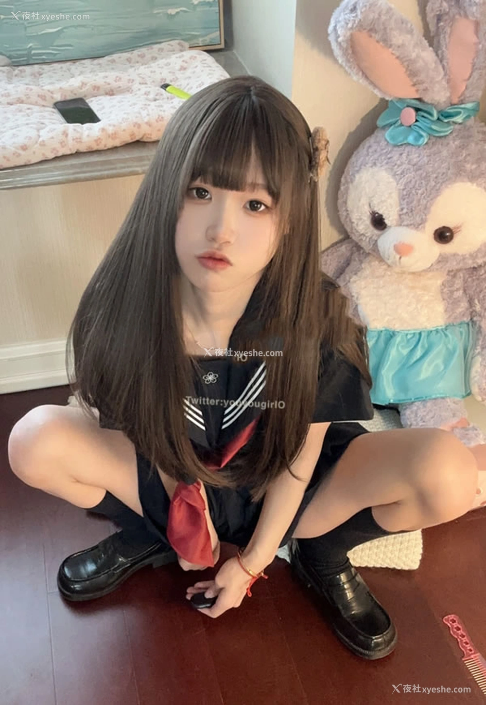 1P - 网红美女Naikou – 海军系JK