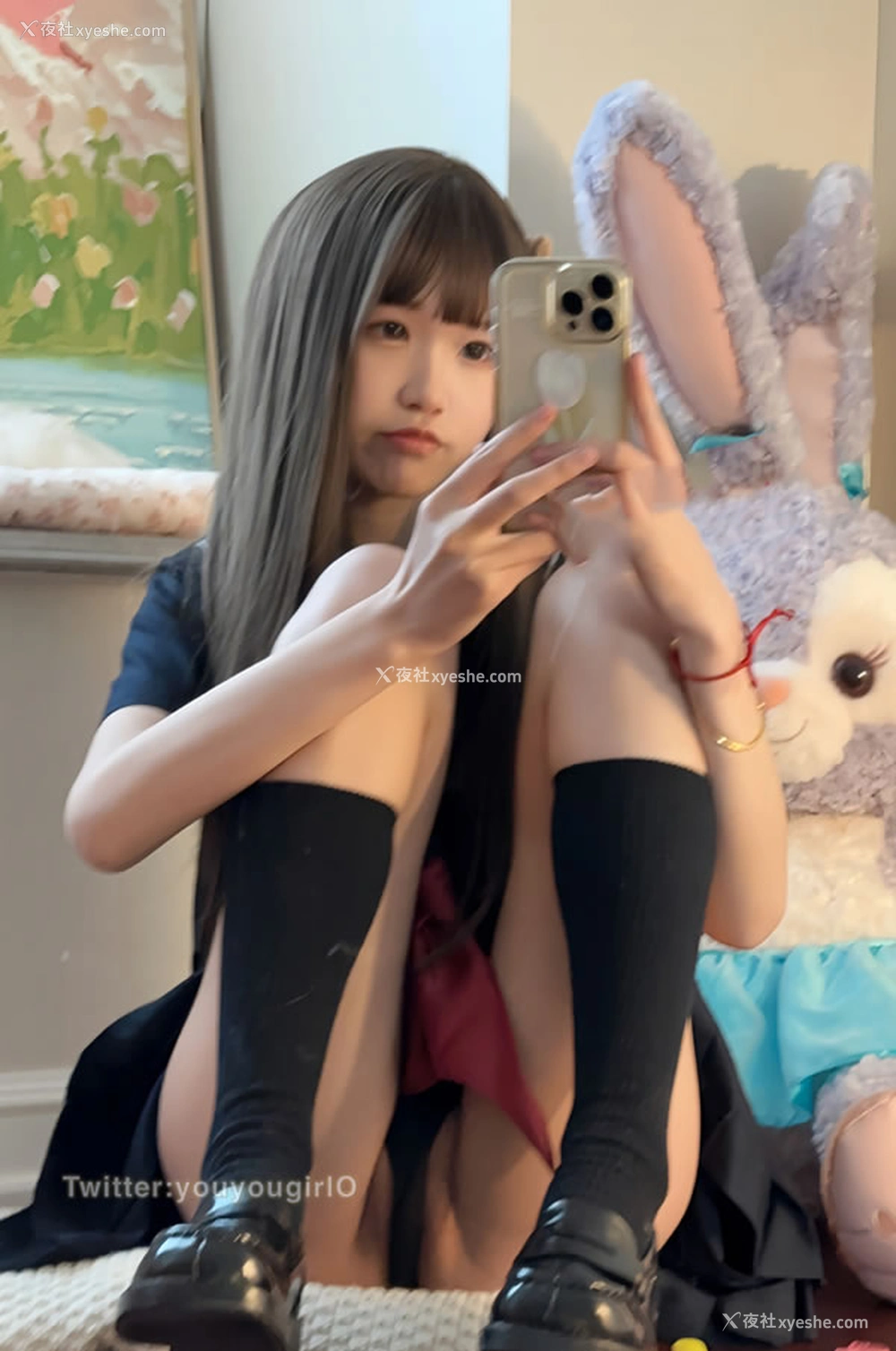 1P - 网红美女Naikou – 海军系JK
