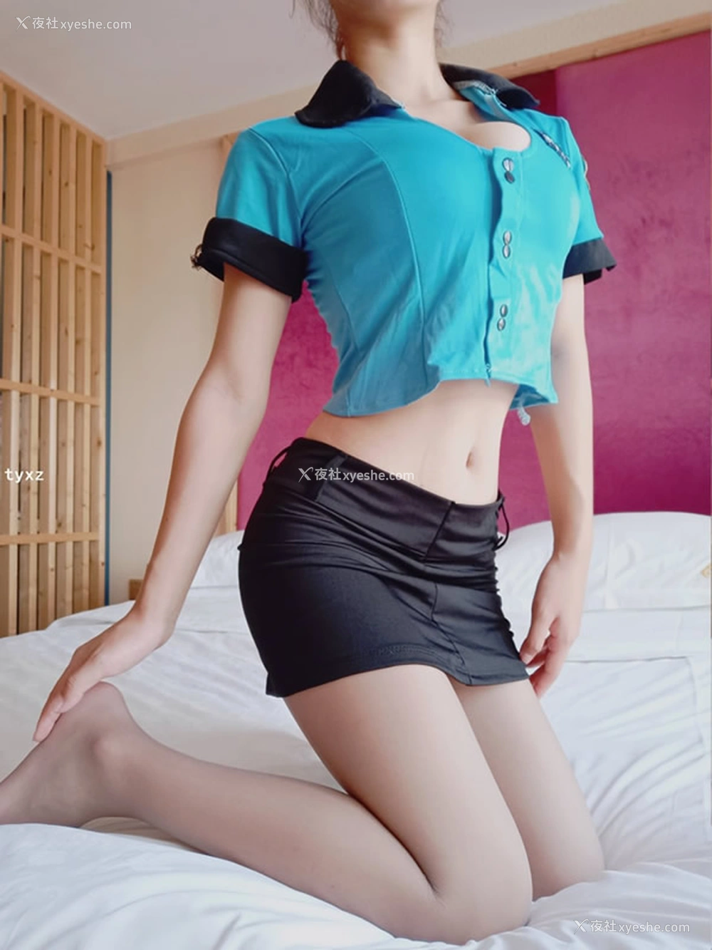 1P - 网红MM橘猫-空姐无圣光图集