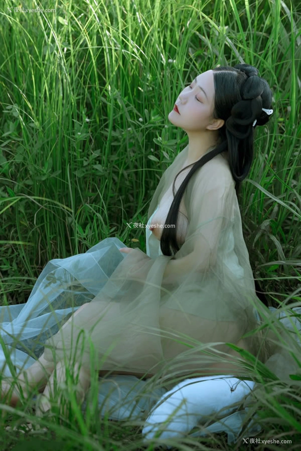 1P - 古装唯美人体摄影天花板落苏无圣光图集