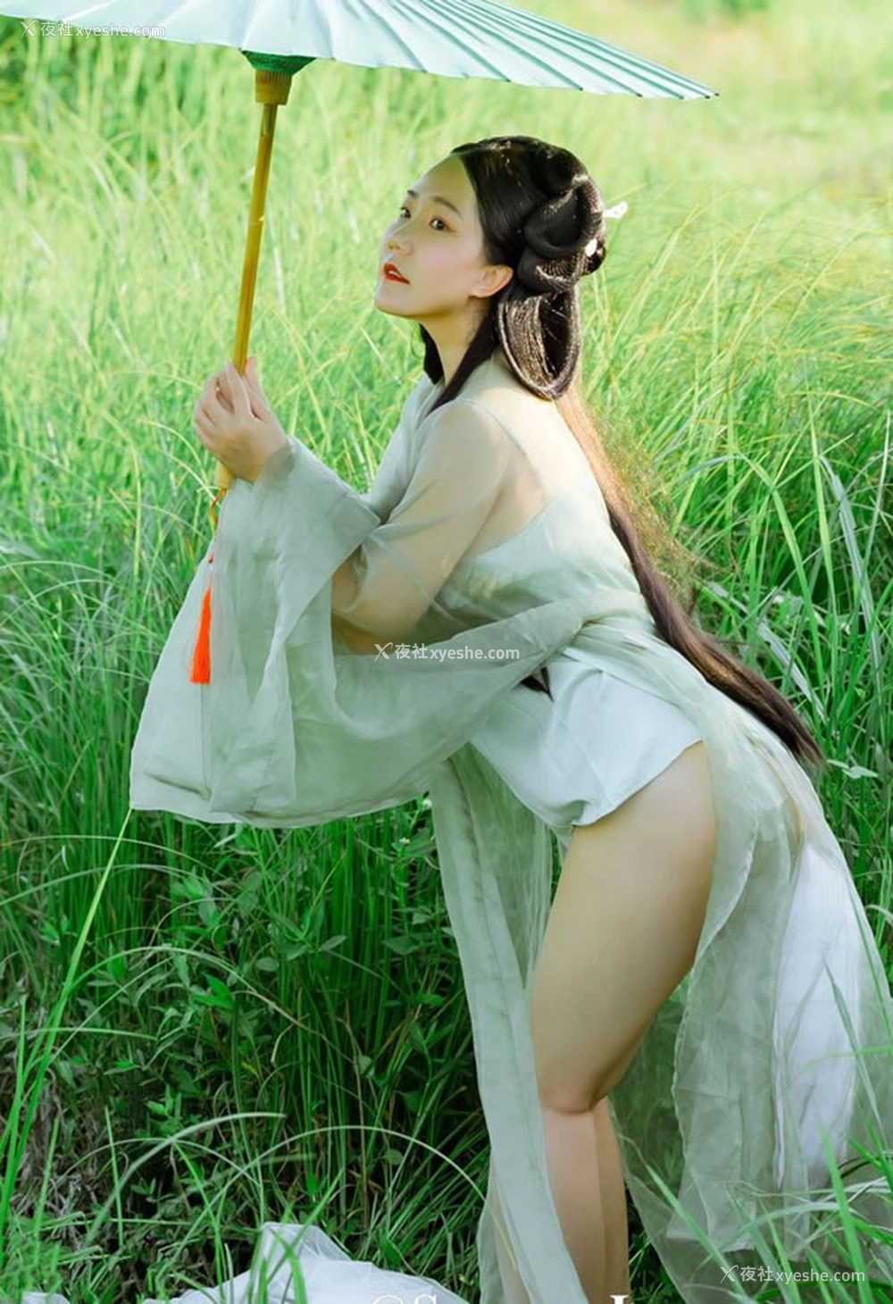 1P - 古装唯美人体摄影天花板落苏无圣光图集