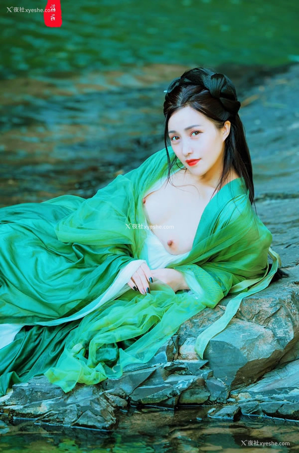 1P - 古装唯美人体摄影天花板落苏无圣光图集