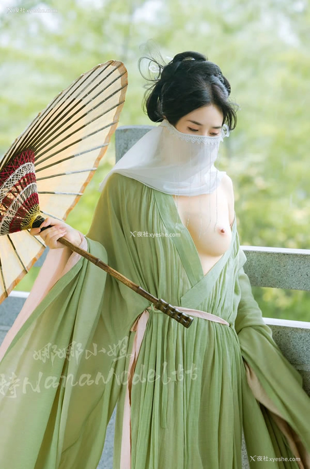 1P - 古装唯美人体摄影天花板落苏无圣光图集